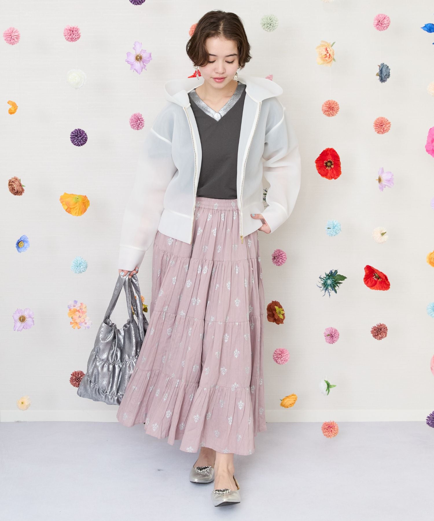 【FONT LAB】シアーダンボールフーデットブルゾン