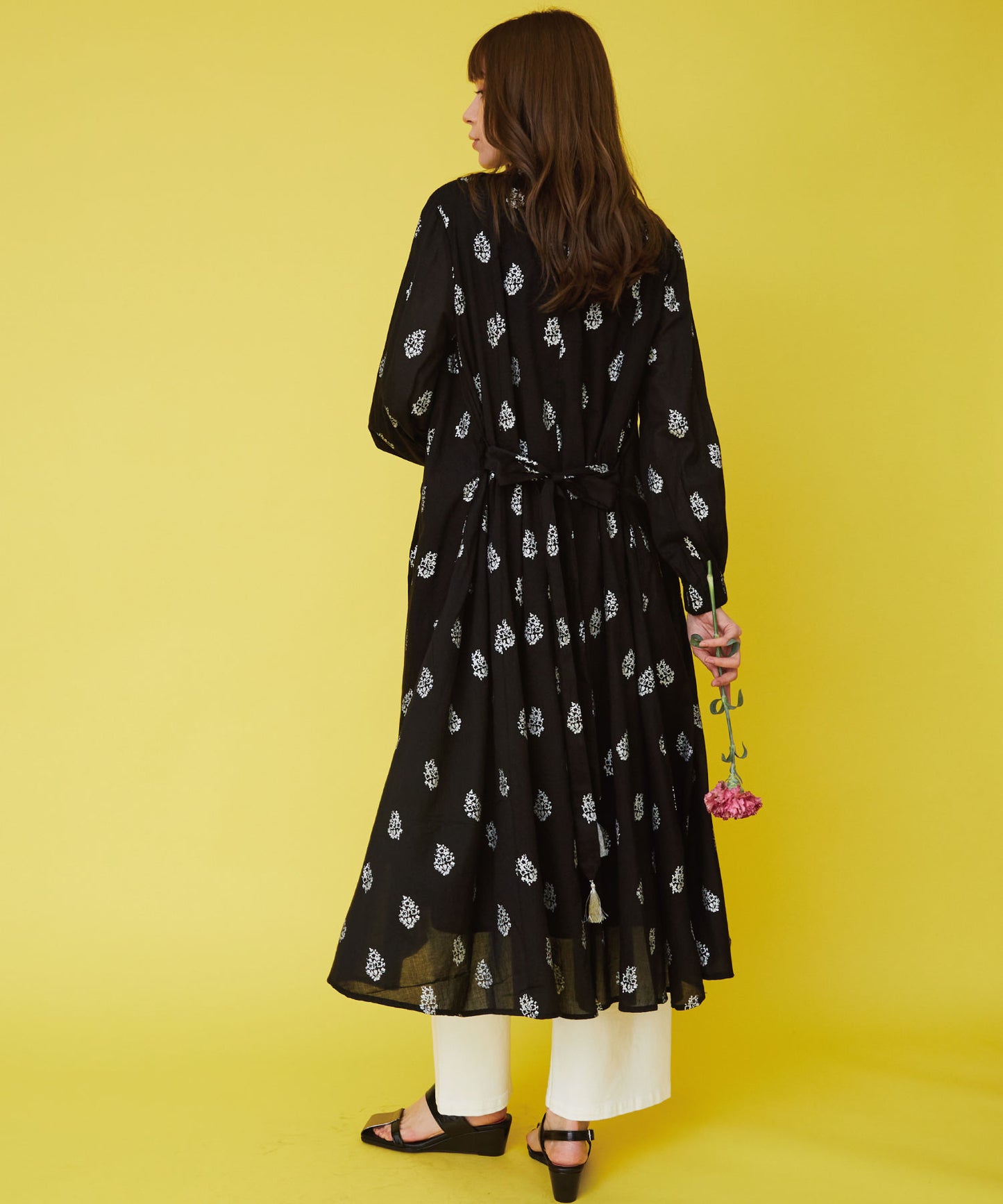 【INDUS luxury for JETSET SOLO PLUS】ホイルプリントトッパーハオリ