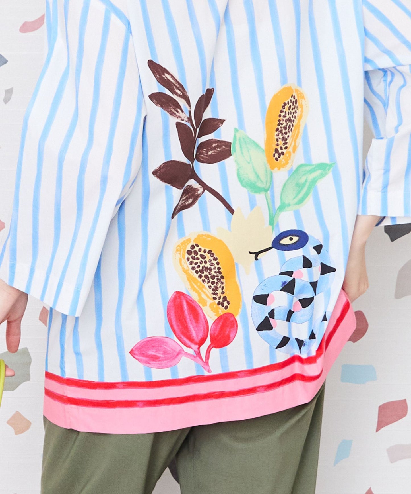 【NUMPH】トロピカーナプリントシャツ