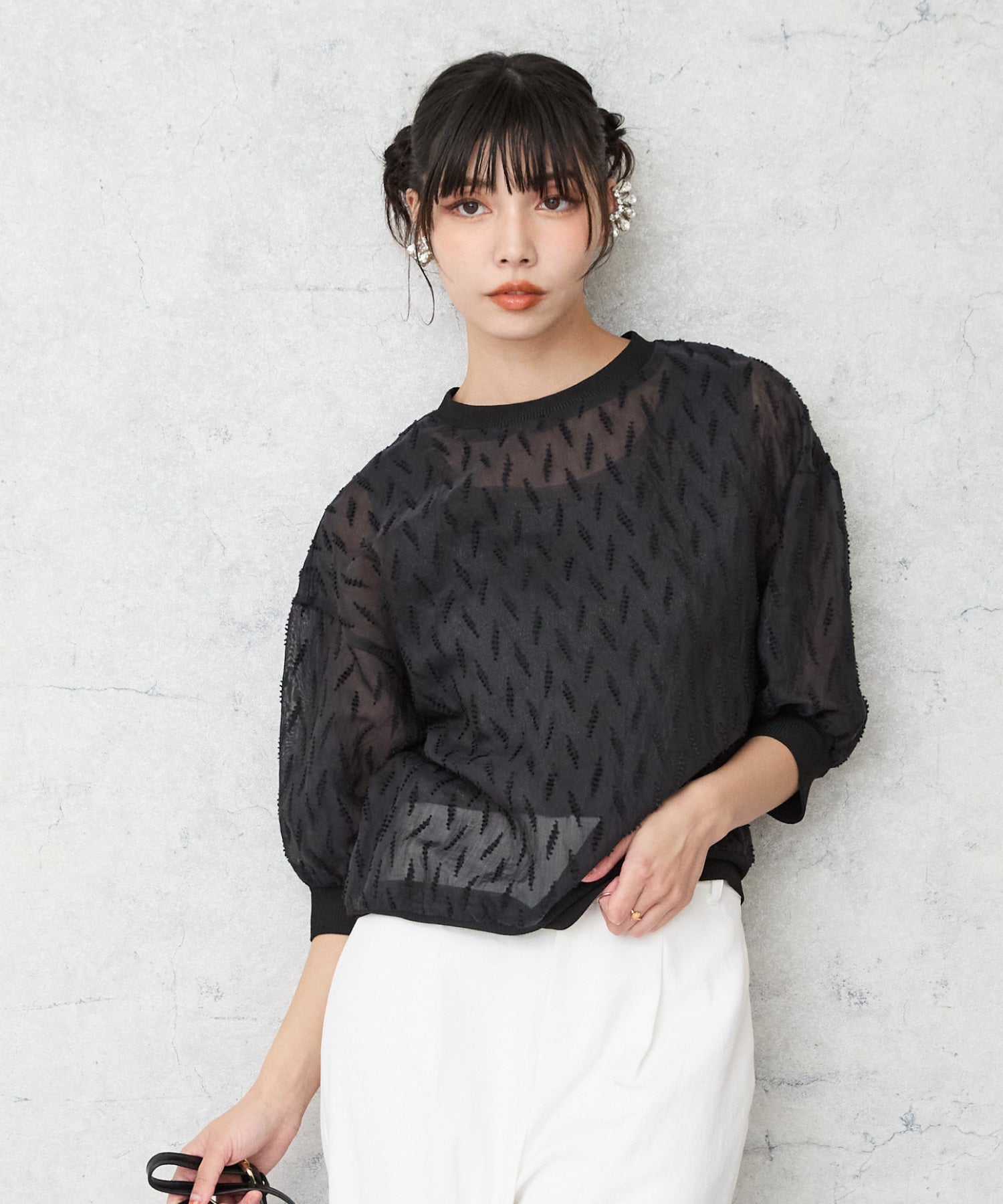 【FONT LAB】シアージオメジャガードブラウス