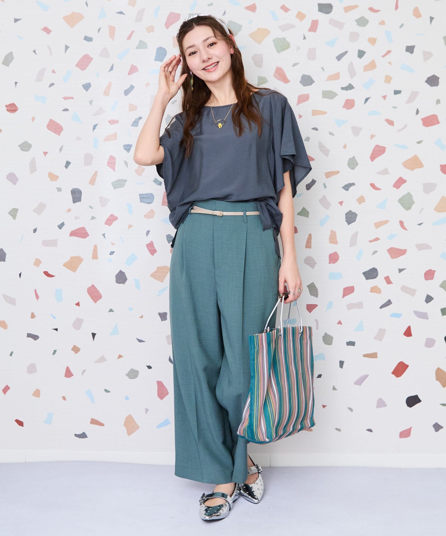 【JETSET SOLO PLUS】COOLTOUCH 2WAY ブラウス