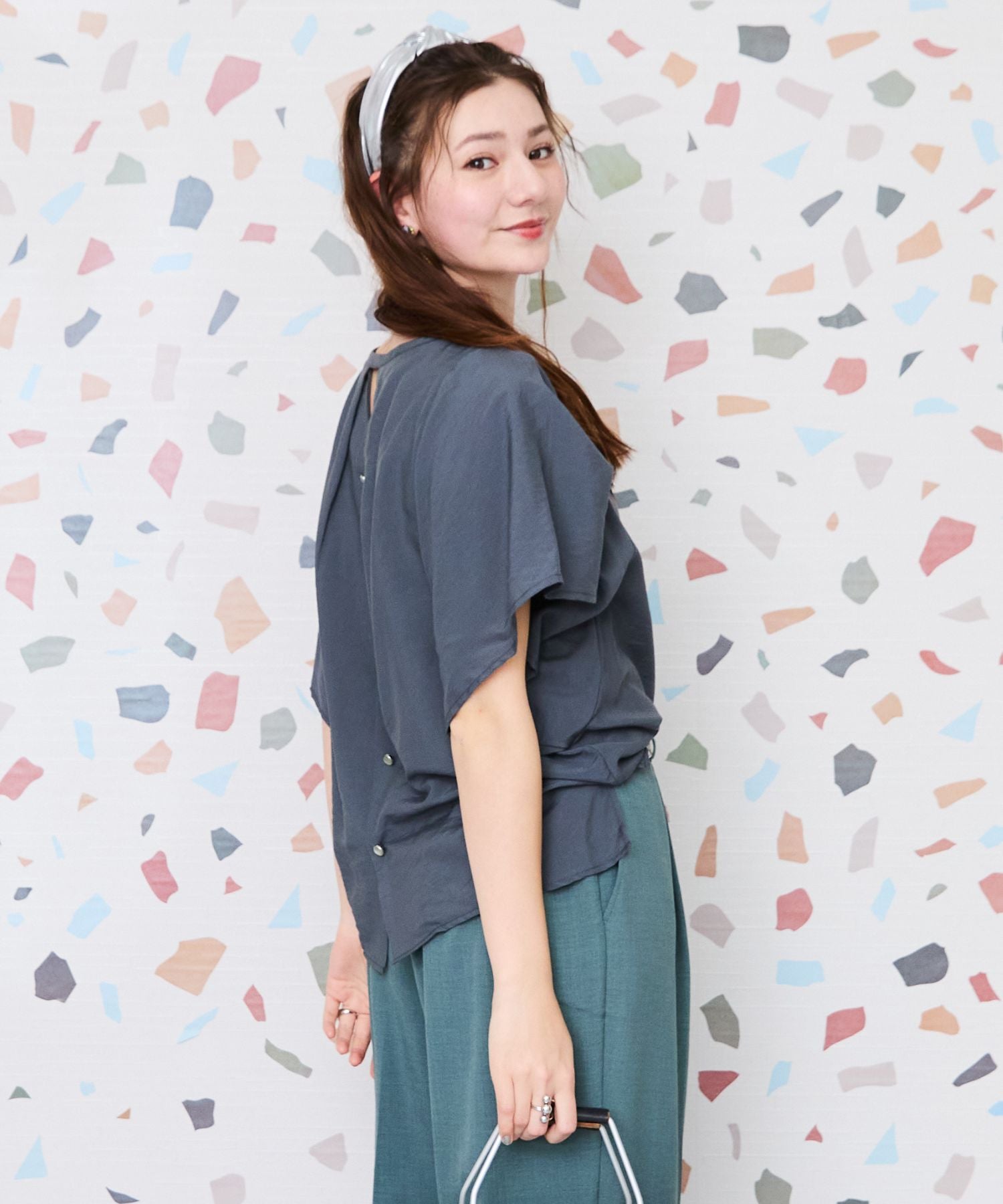 【JETSET SOLO PLUS】COOLTOUCH 2WAY ブラウス