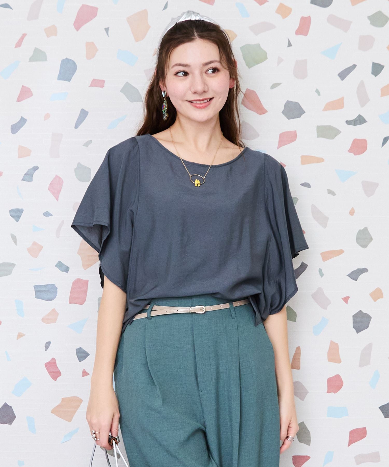 【JETSET SOLO PLUS】COOLTOUCH 2WAY ブラウス