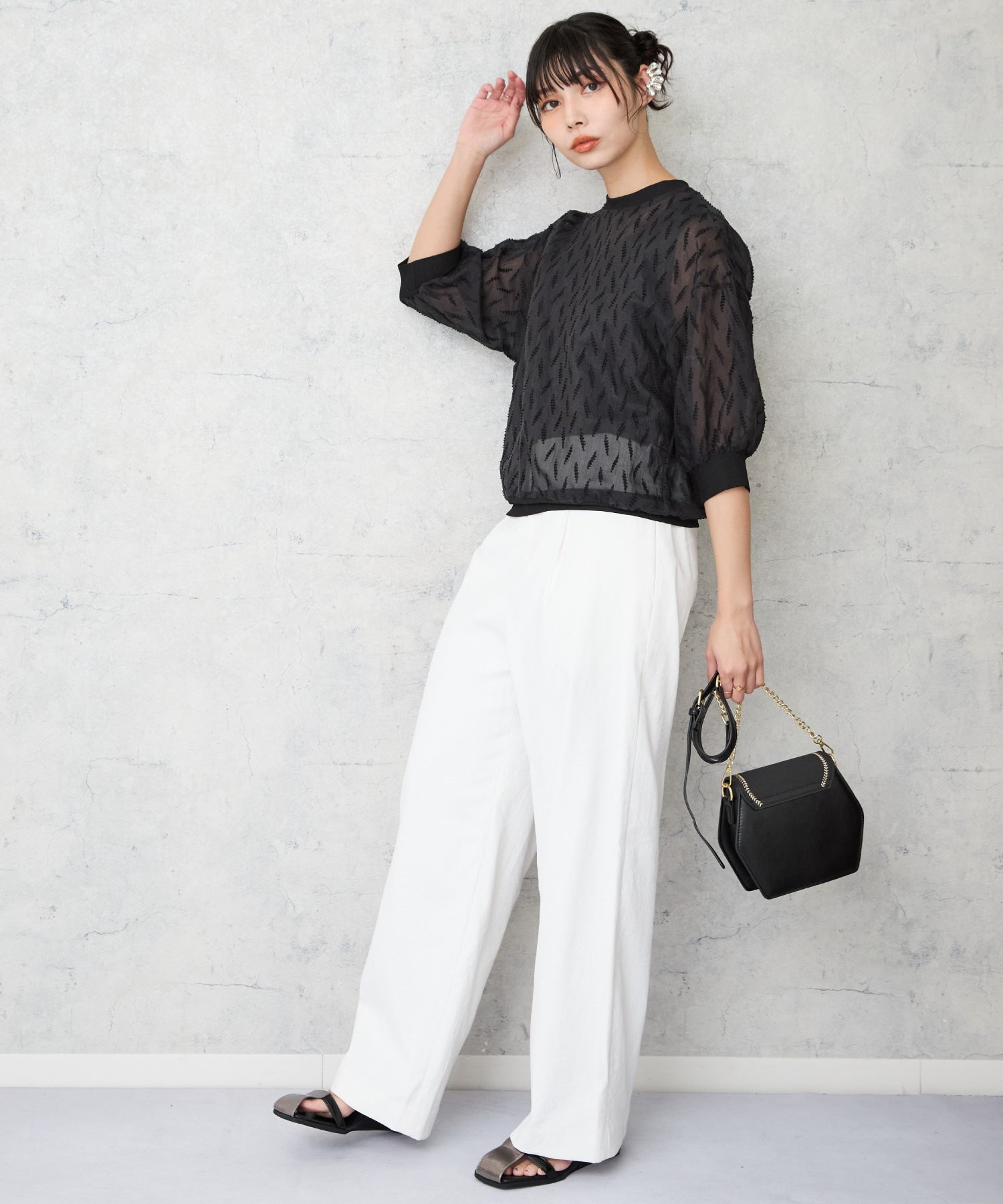 【FONT LAB】シアージオメジャガードブラウス