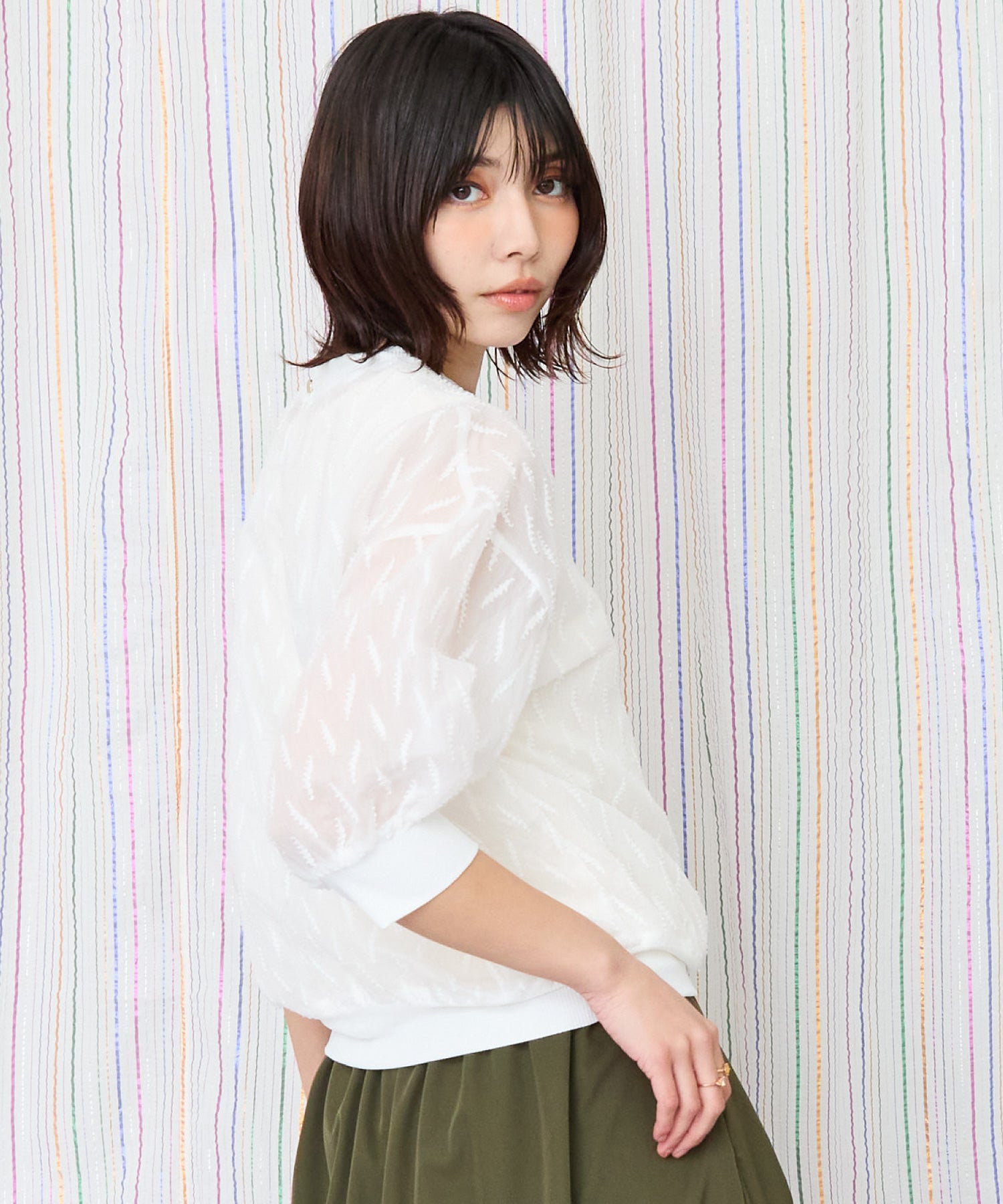 【FONT LAB】シアージオメジャガードブラウス