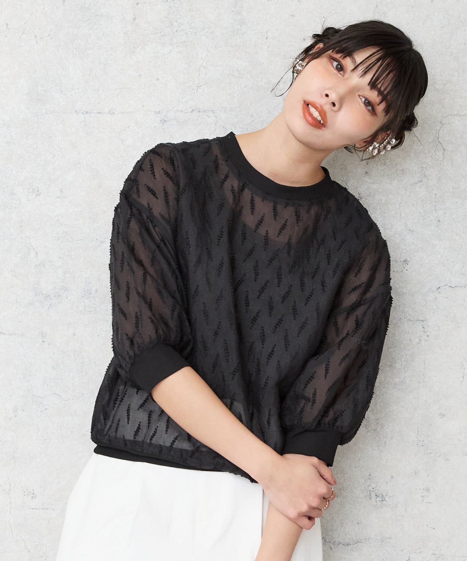 【FONT LAB】シアージオメジャガードブラウス