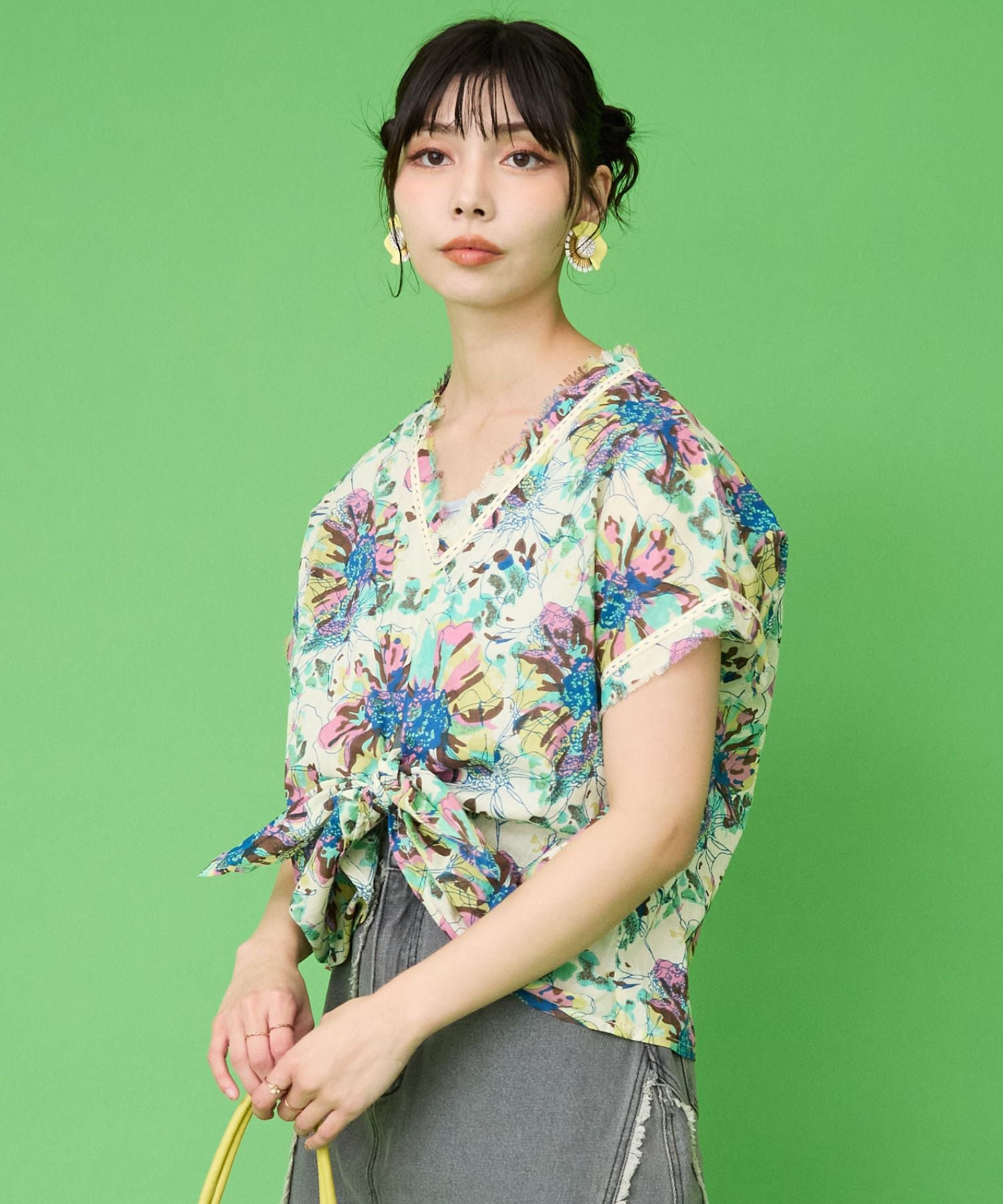 レディース トップス ブラウス 花柄|JETSET SOLO PLUS(ジェットセットソロプラス) 公式通販|レディース ファッション きれいめカジュアル