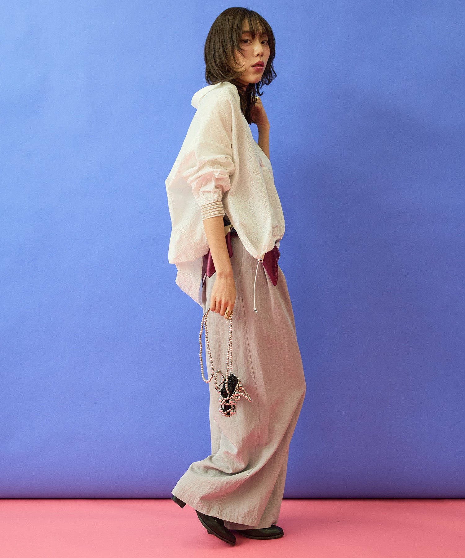 【FONT LAB】ランダムサッカードロストスキッパーシャツ’26