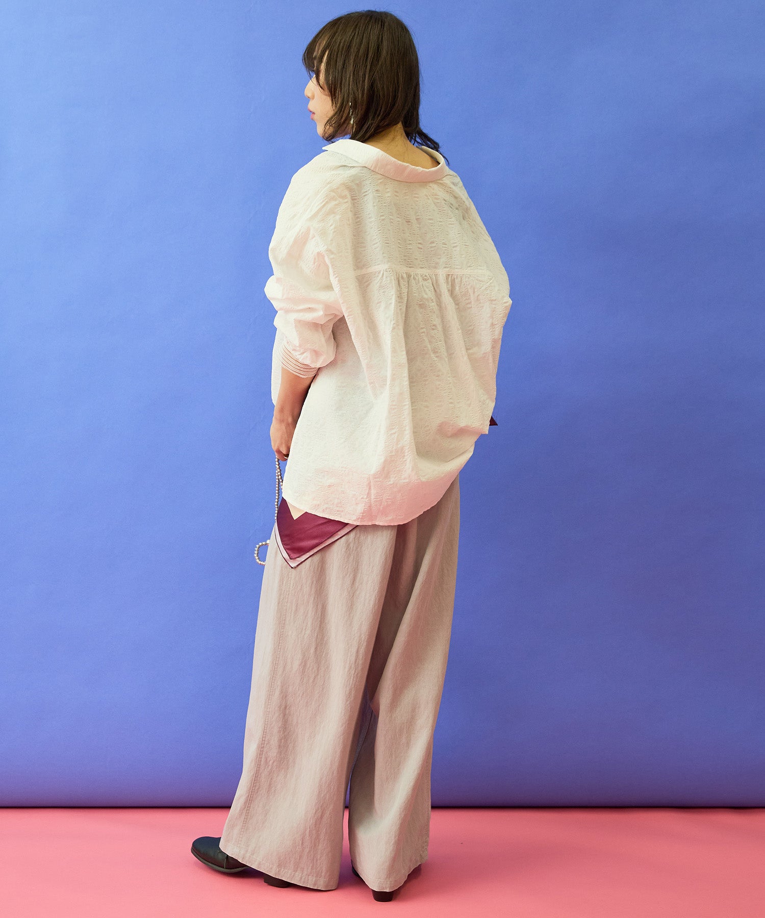 【FONT LAB】ランダムサッカードロストスキッパーシャツ’26