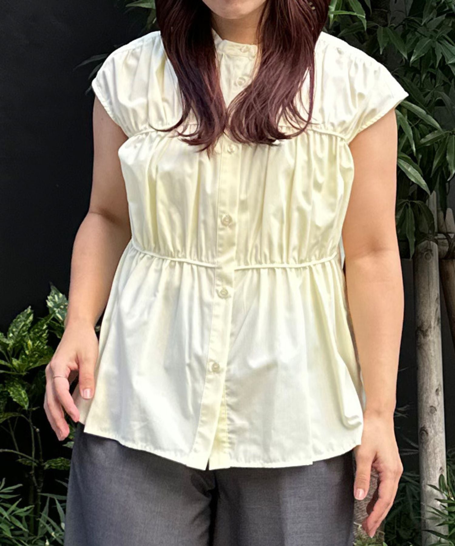 ギャロップ＆ポニータ レディース フロント ギャザー トップス｜JETSET SOLO PLUS(ジェット