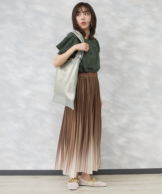 【FONT LAB】グラデーションプリーツスカート’26SS