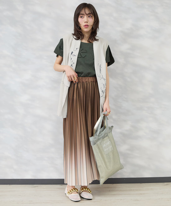 【FONT LAB】グラデーションプリーツスカート’26SS