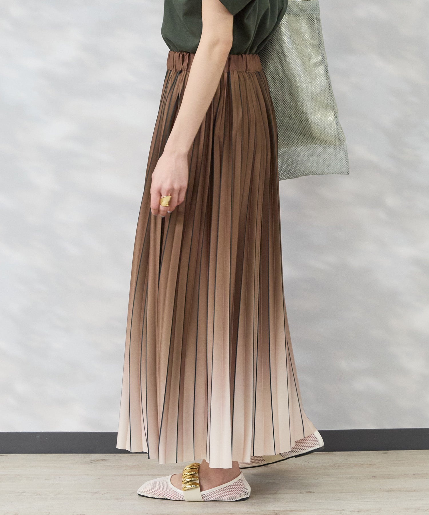 【FONT LAB】グラデーションプリーツスカート’26SS