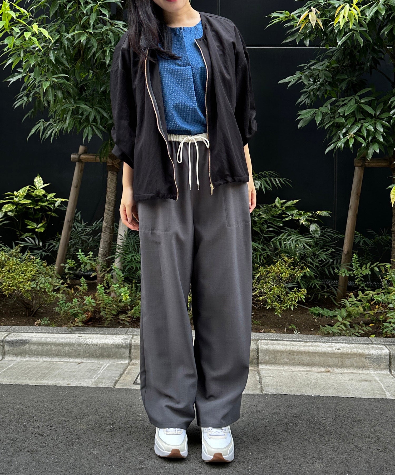 【INNOWAVE】【R】マットカルゼギャザーブルゾン