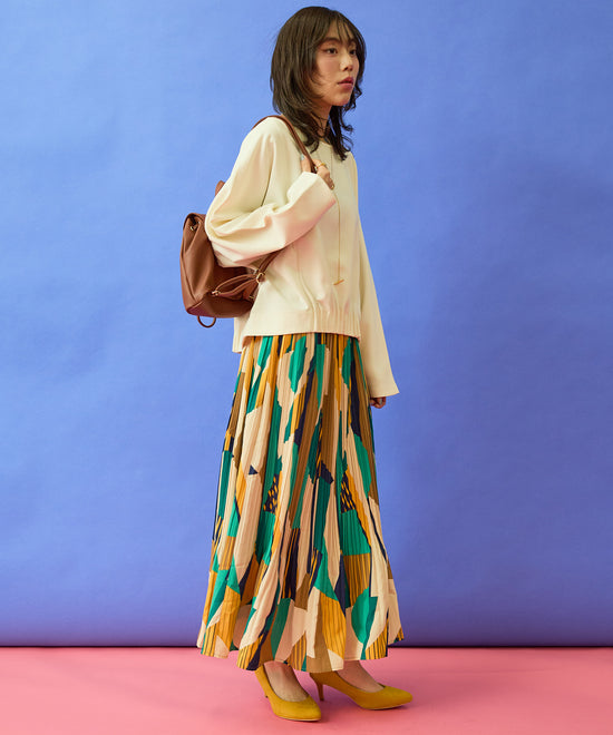 【FONT LAB】ピンタックヘムライトポンチカットソー