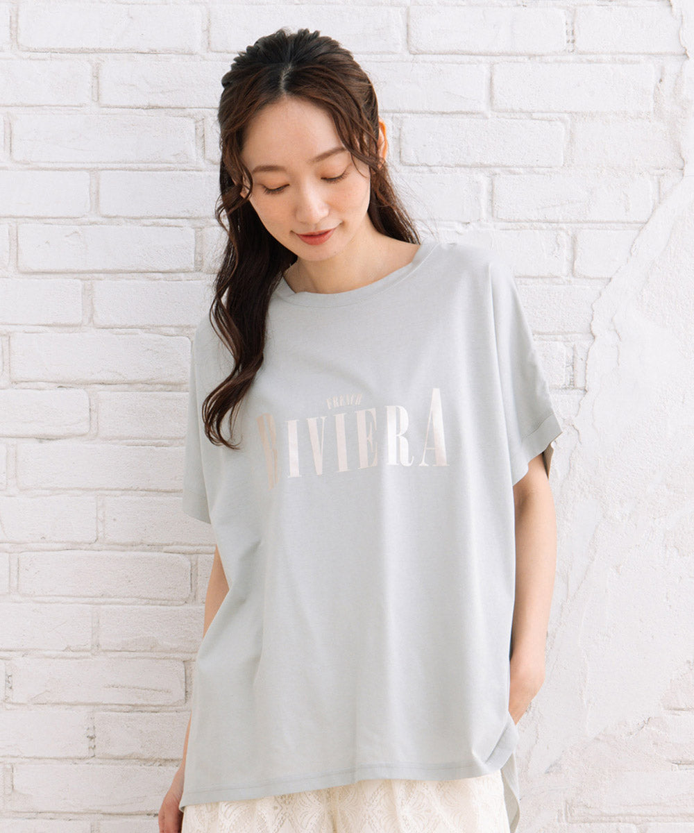 【sabstreet bis】箔プリントロゴTシャツ