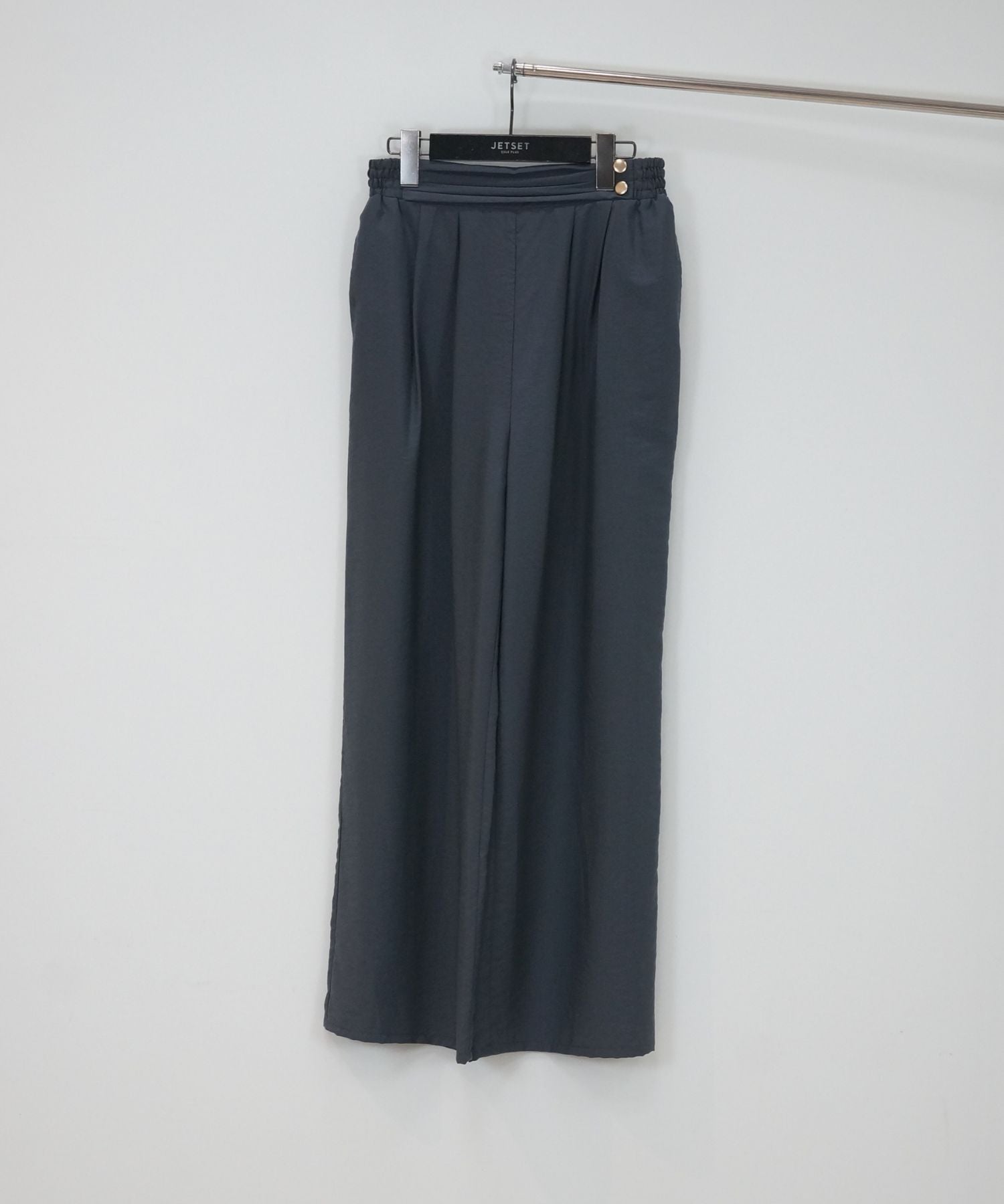 【JETSET SOLO PLUS】COOLTOUCH ウエストタックワイドパンツ