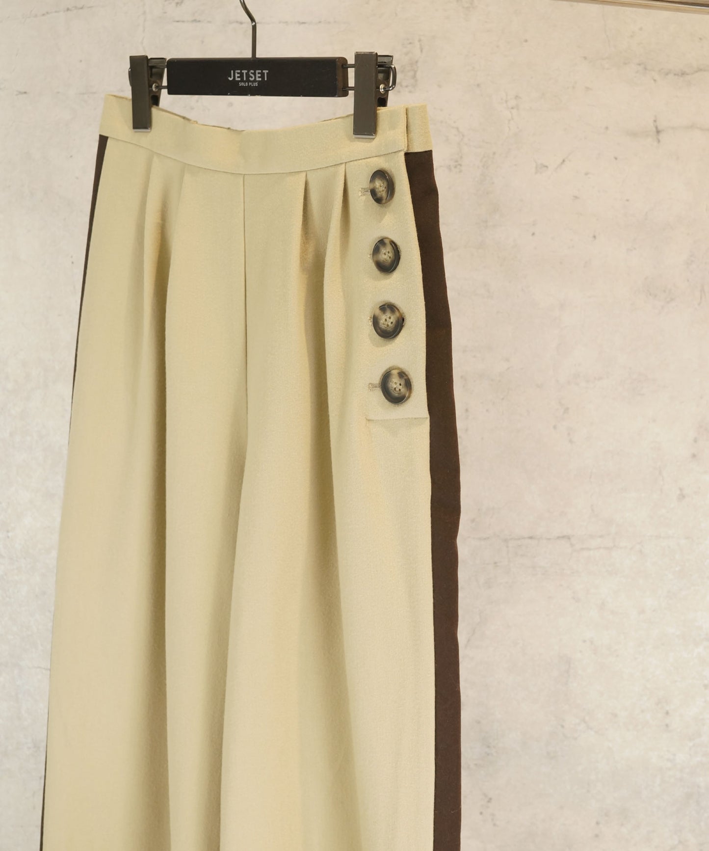 【FONT LAB】起毛カルゼサイドラインパンツ