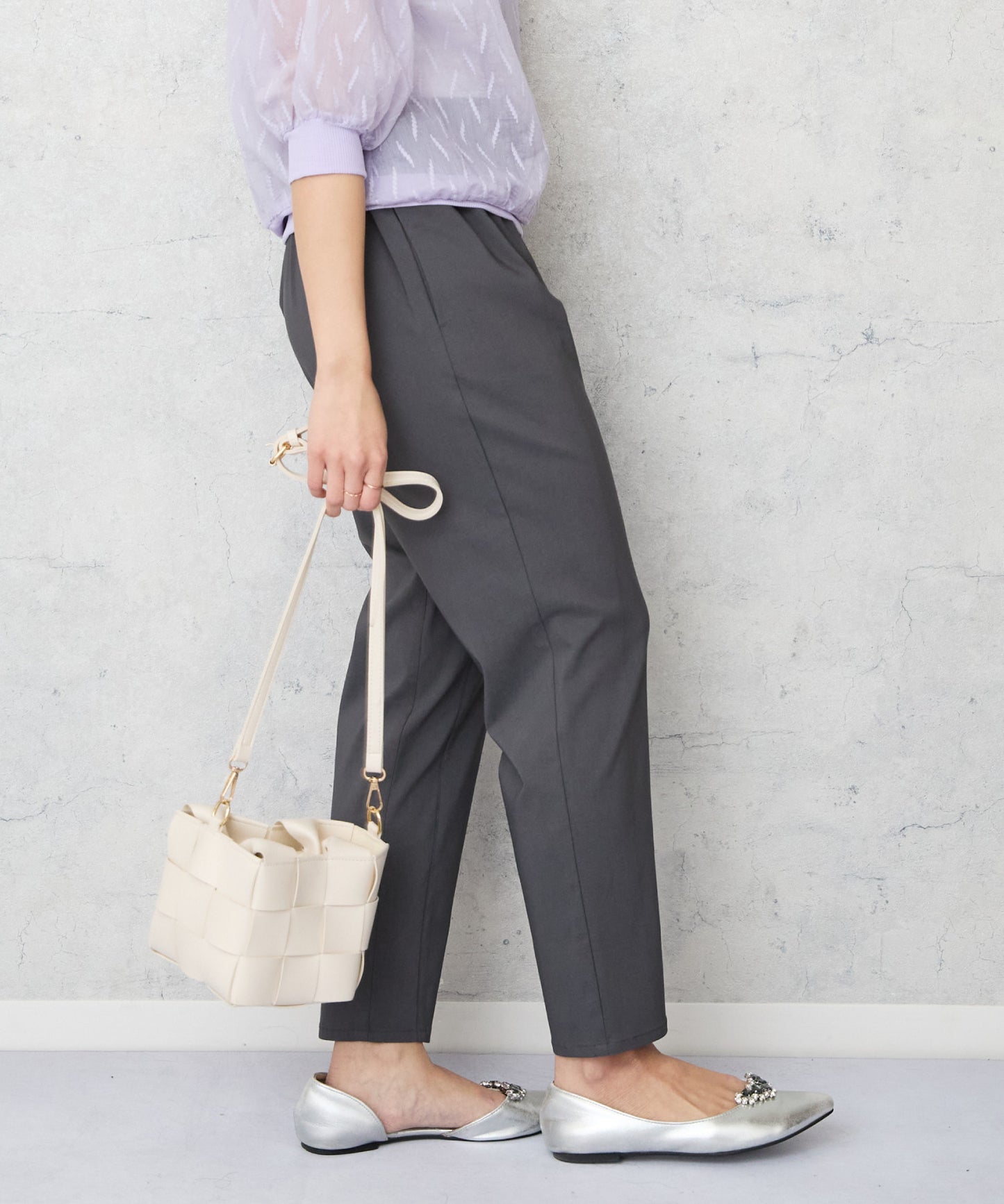 【FONT LAB】ドライハイテンションテーパードパンツ