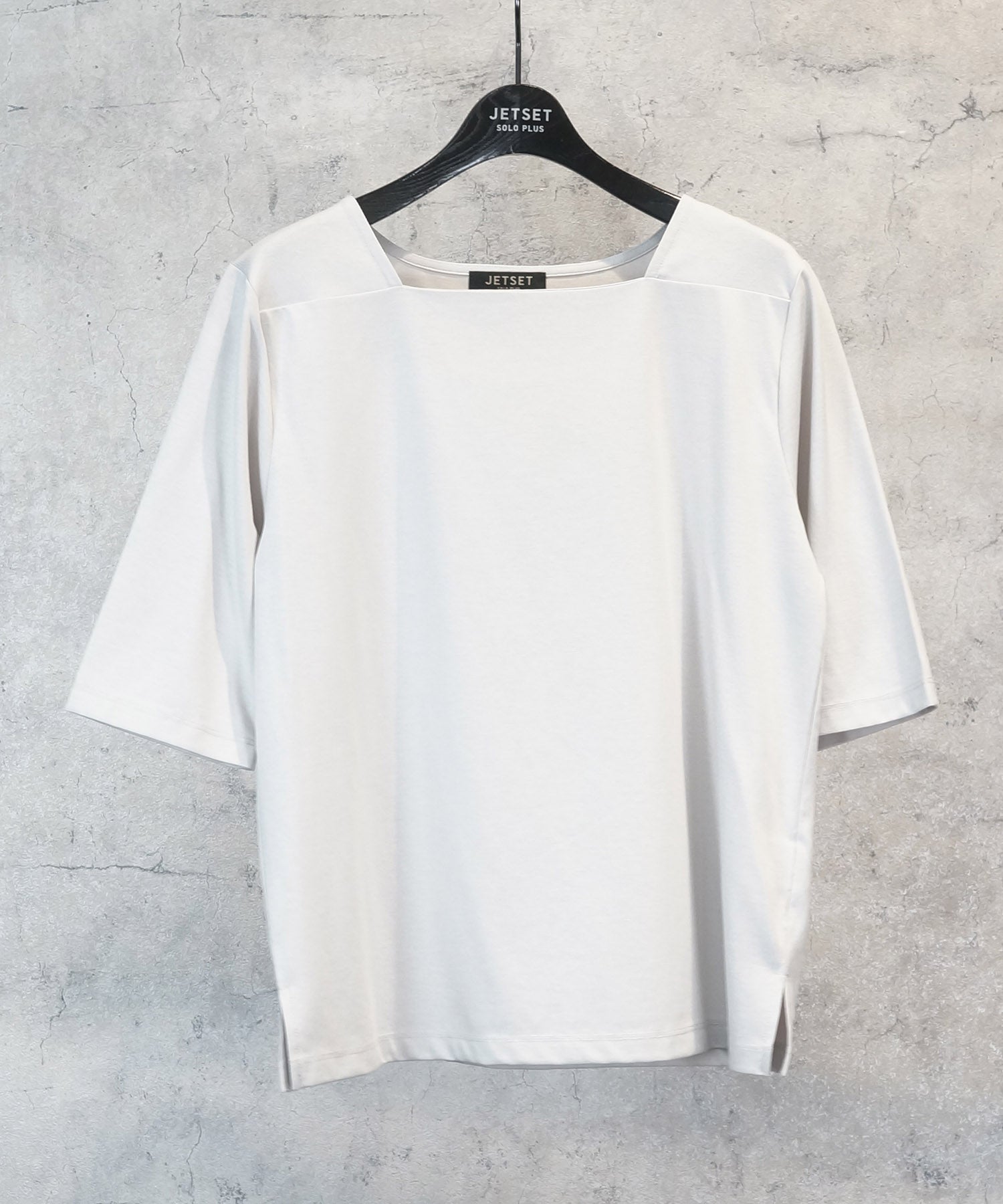 【JETSET SOLO PLUS】クールタッチスクエアネックTシャツ