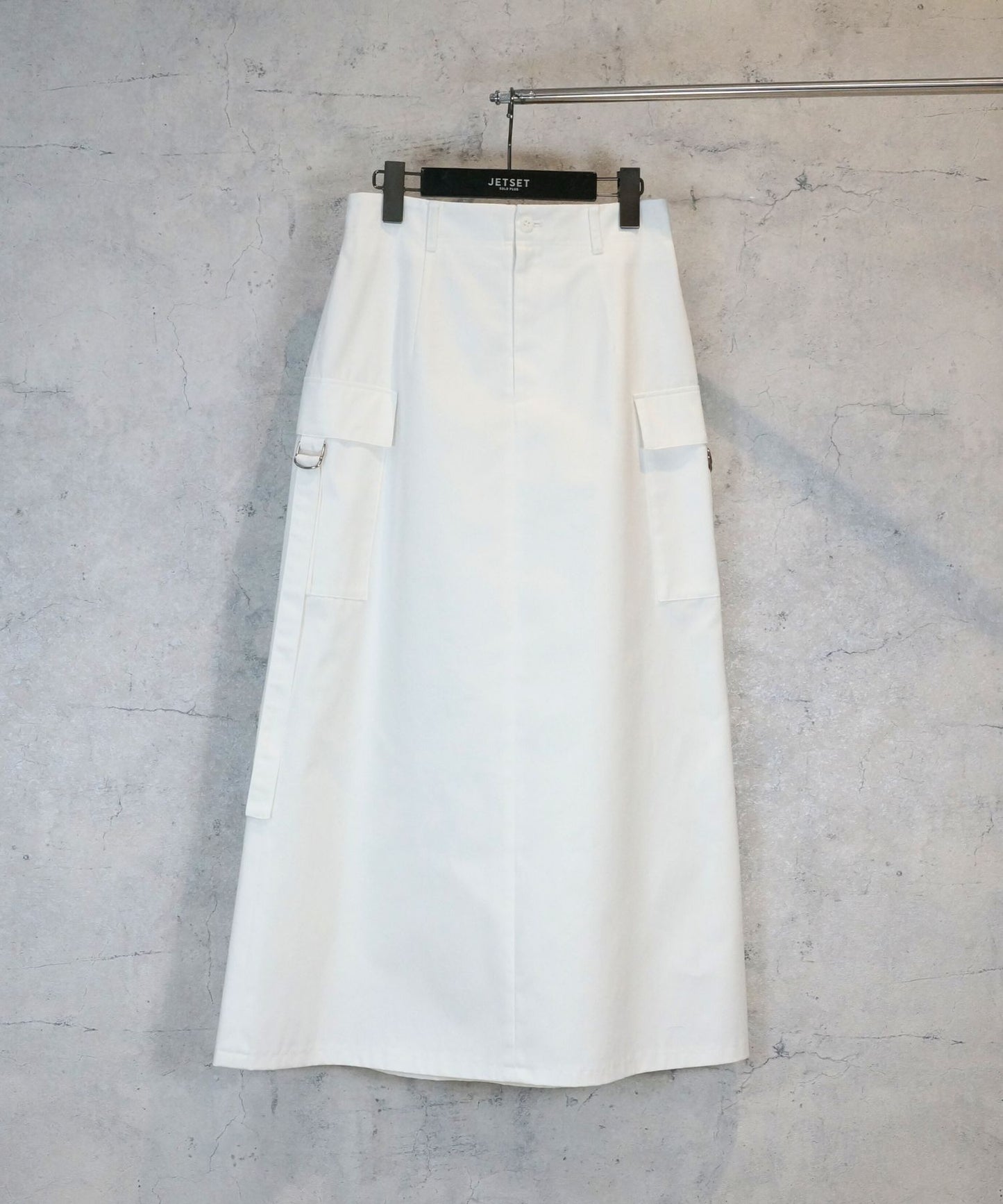 【JETSET SOLO PLUS】コットンツイルカーゴナロースカート