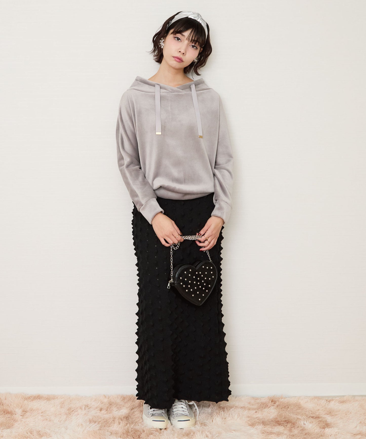 【FONT LAB】スパイキーニットスカート