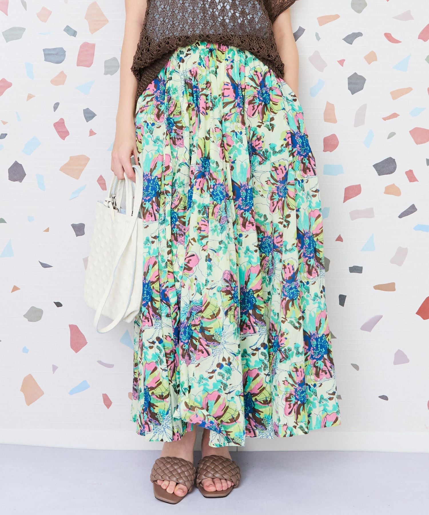 レディース 花柄 プリーツ ロングスカート|JETSET SOLO PLUS(ジェットセットソロプラス) 公式通販|レディース ファッション きれいめカジュアル