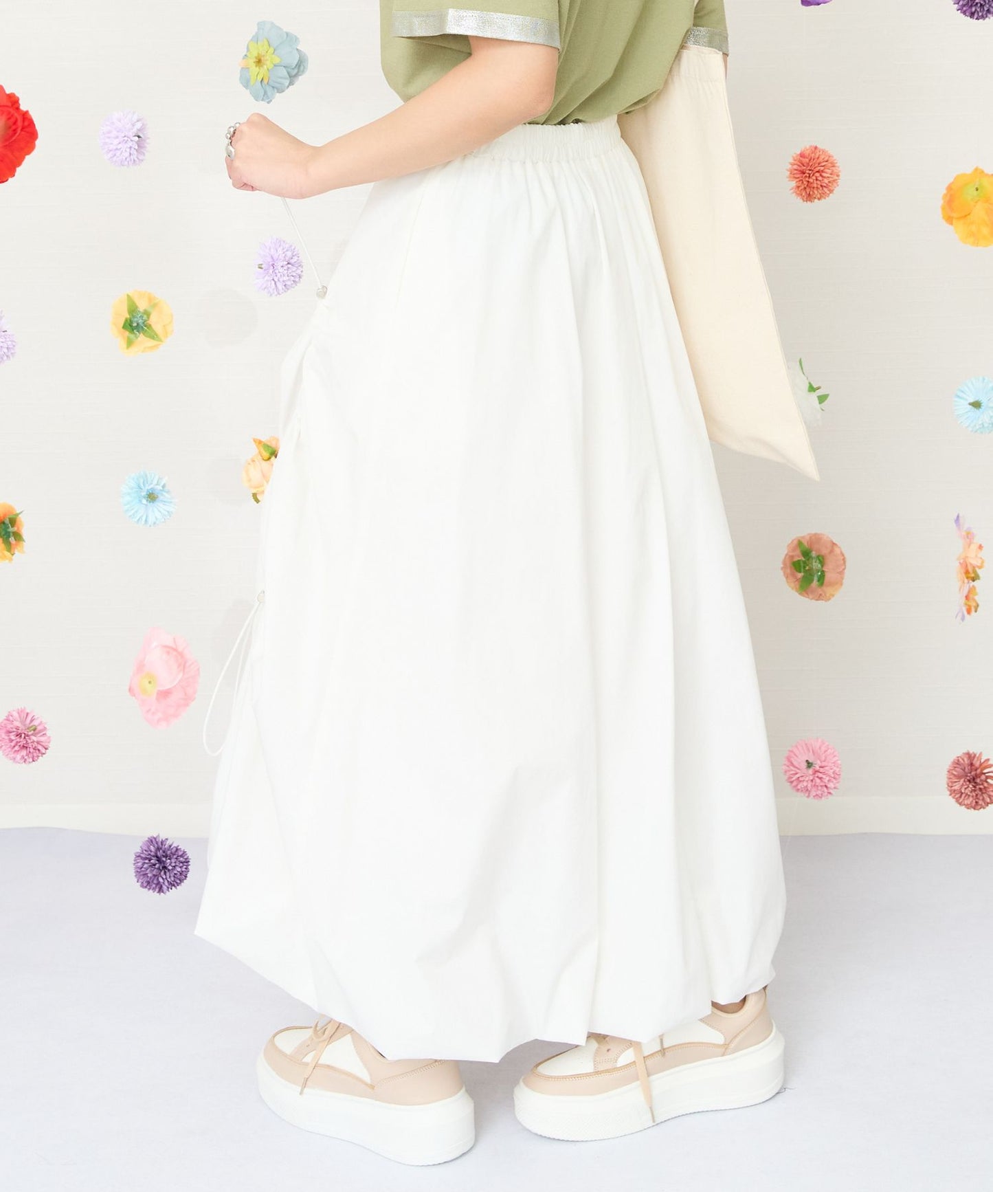 【FONT LAB】アシメドロストバルーンスカート