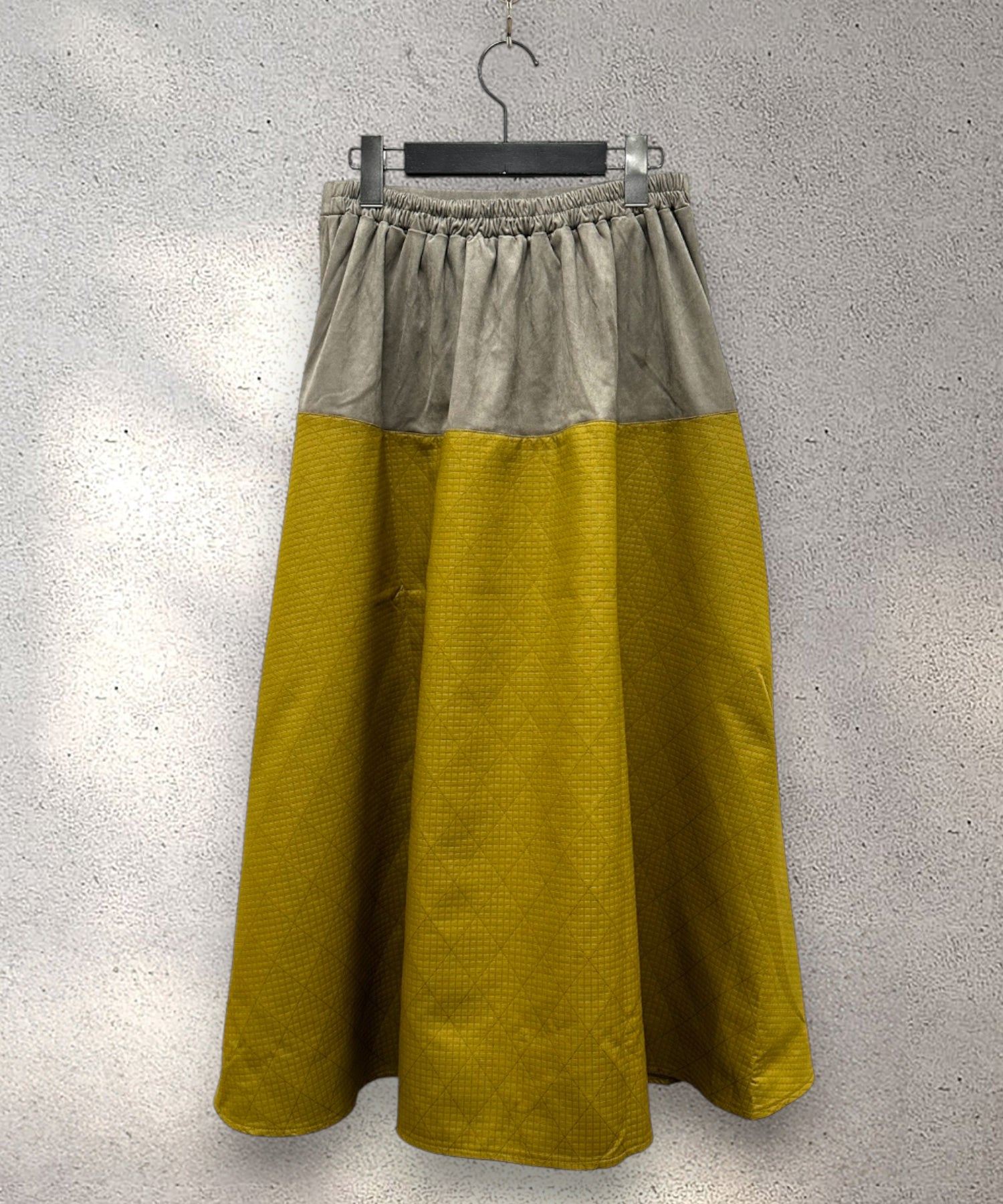 【FONT LAB】異素材コンビスウェードスカート