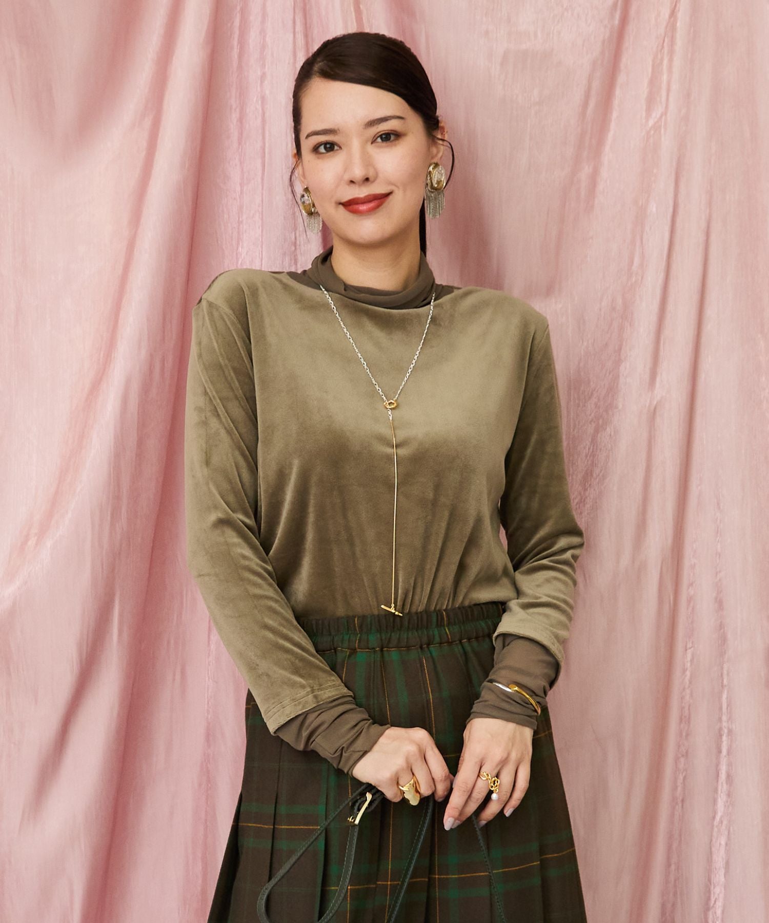 【人気アイテムにつき再入荷・新色追加】【FONT LAB】ベロア×チュールコンビタートル‘25