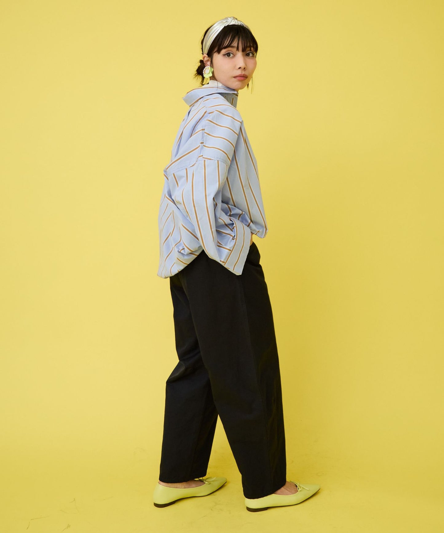 【FONT LAB】ドロストヘムクロップドシャツブルゾン