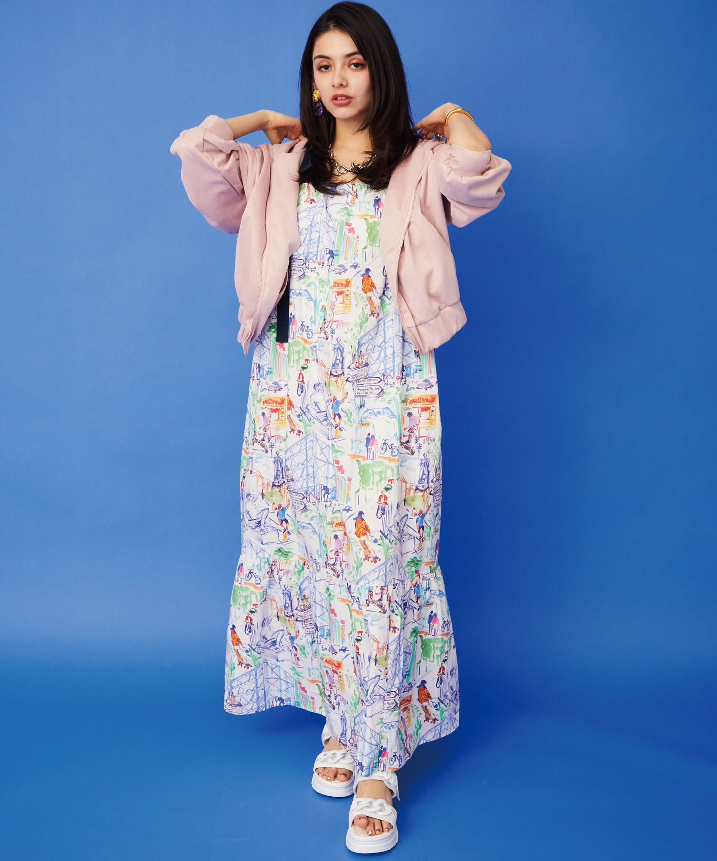 【FONT LAB】マシュマロスウェードフーデットブルゾン