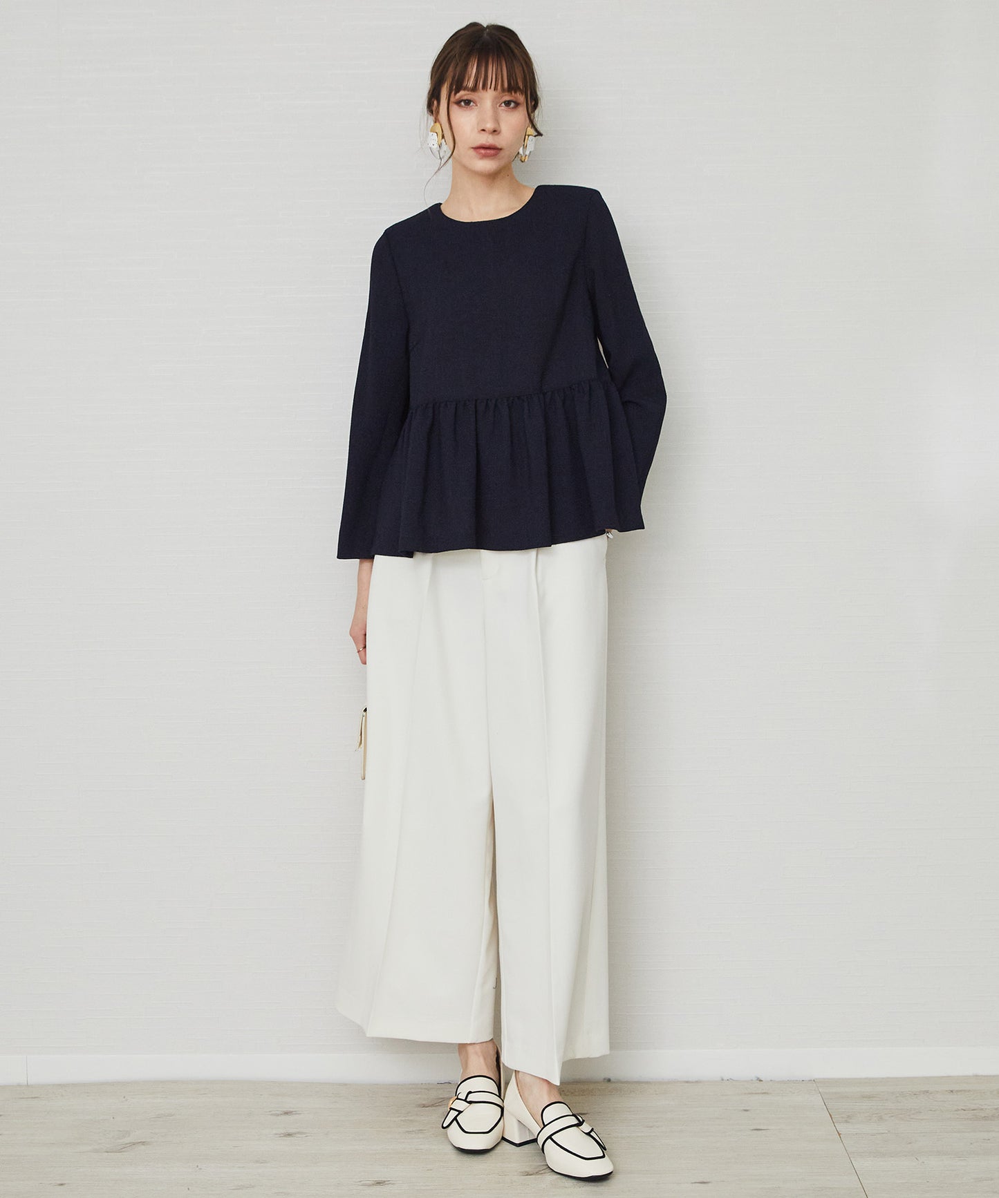 【JETSET SOLO PLUS】2WAYツイルタックワイドパンツ