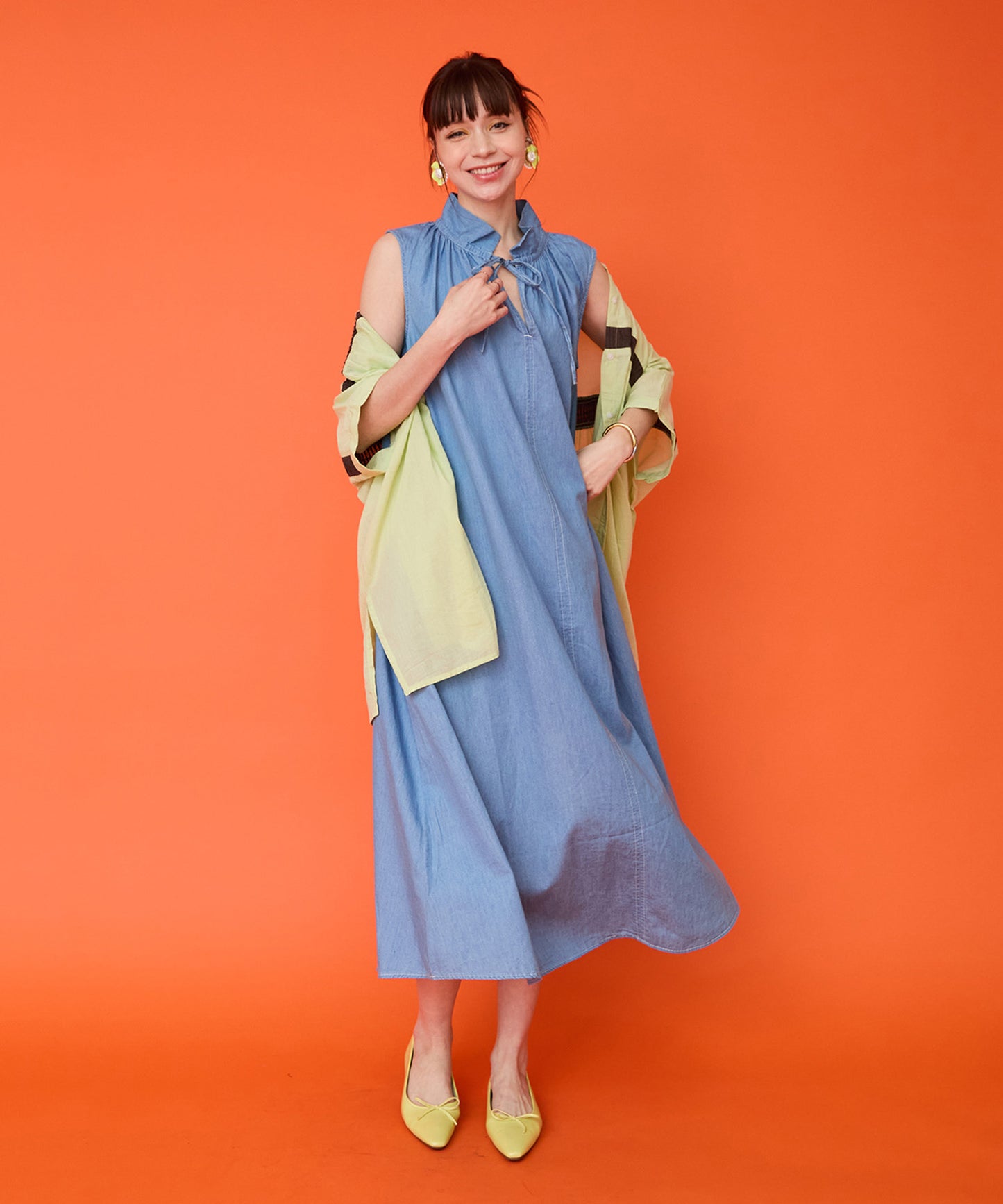 【INDUS luxury for JETSET SOLO PLUS】ツイストピンタック ボイルシャツ|JETSET SOLO PLUS(ジェットセットソロプラス) 公式通販|インポート レディース ファッション きれいめカジュアル