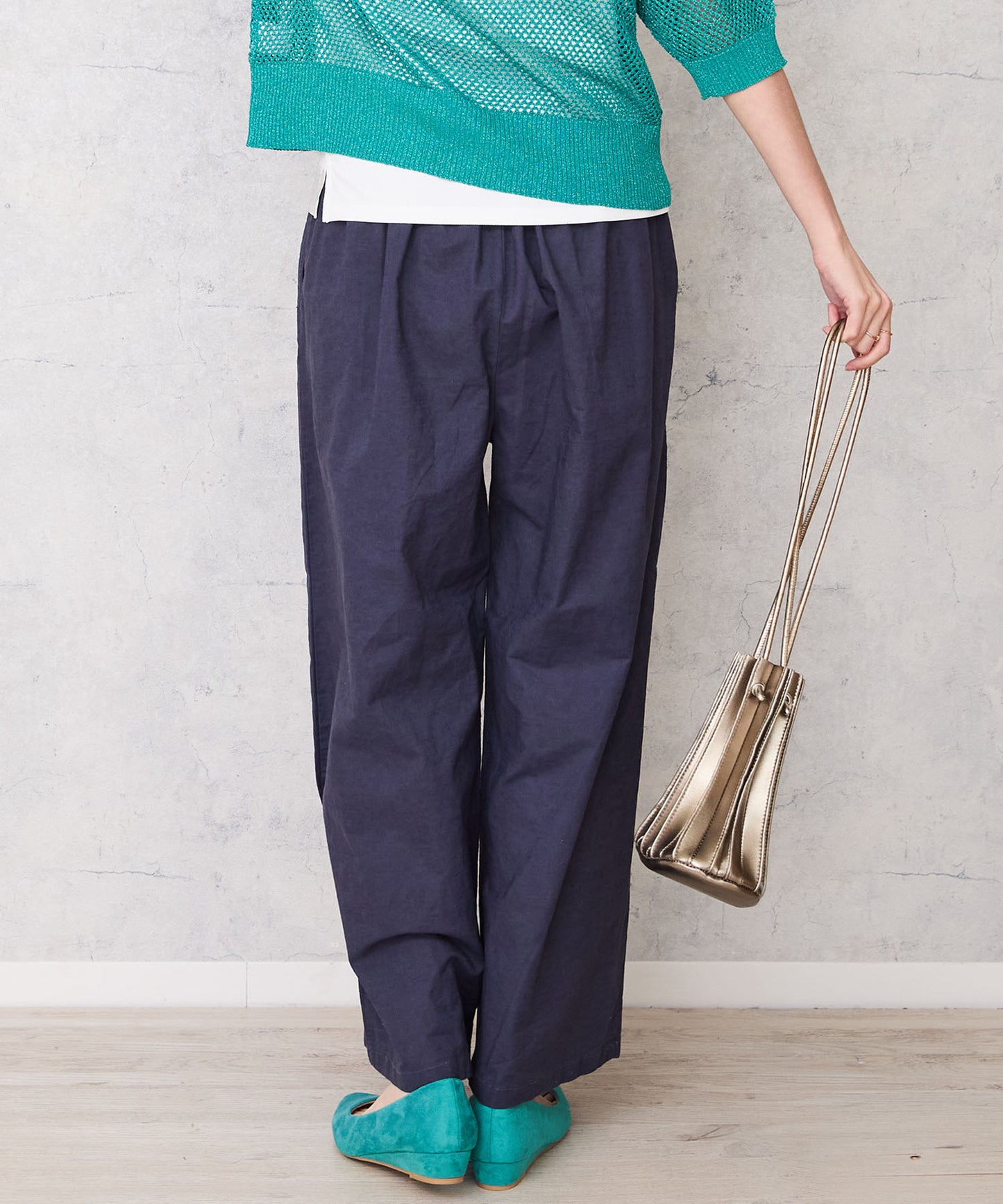 【FONT LAB】リネンブレンドコクーンパンツ