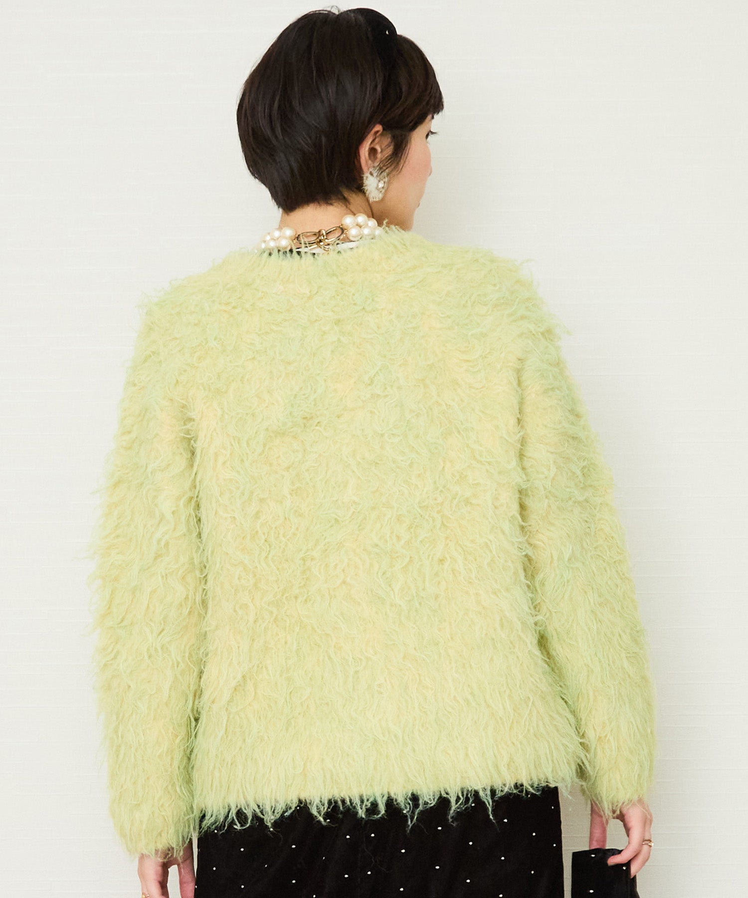 【FONT LAB】シャギーニットジャーディガン