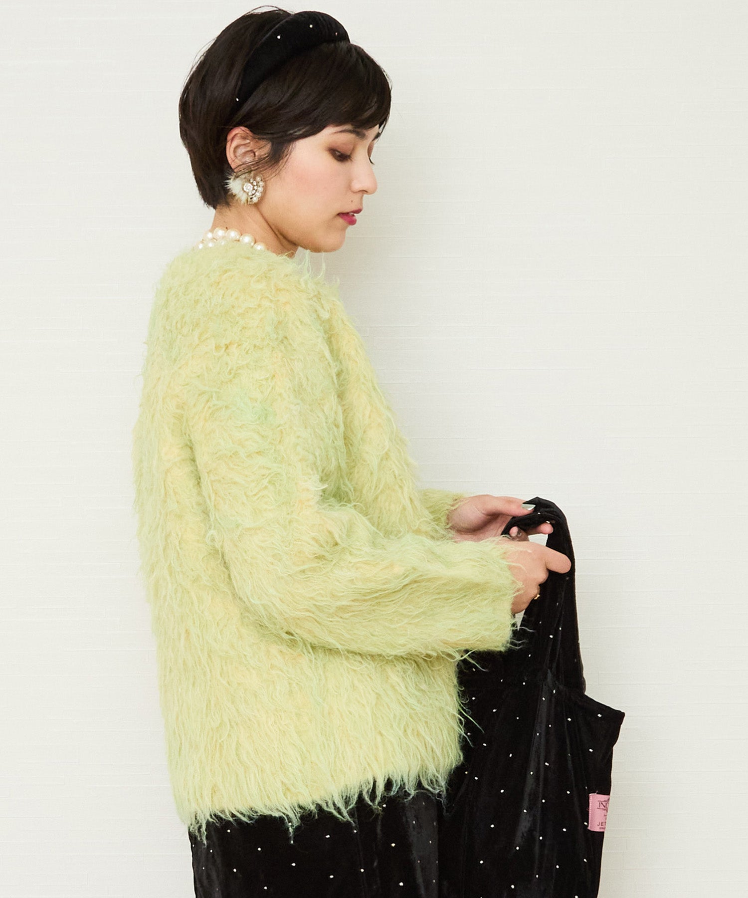 【FONT LAB】シャギーニットジャーディガン