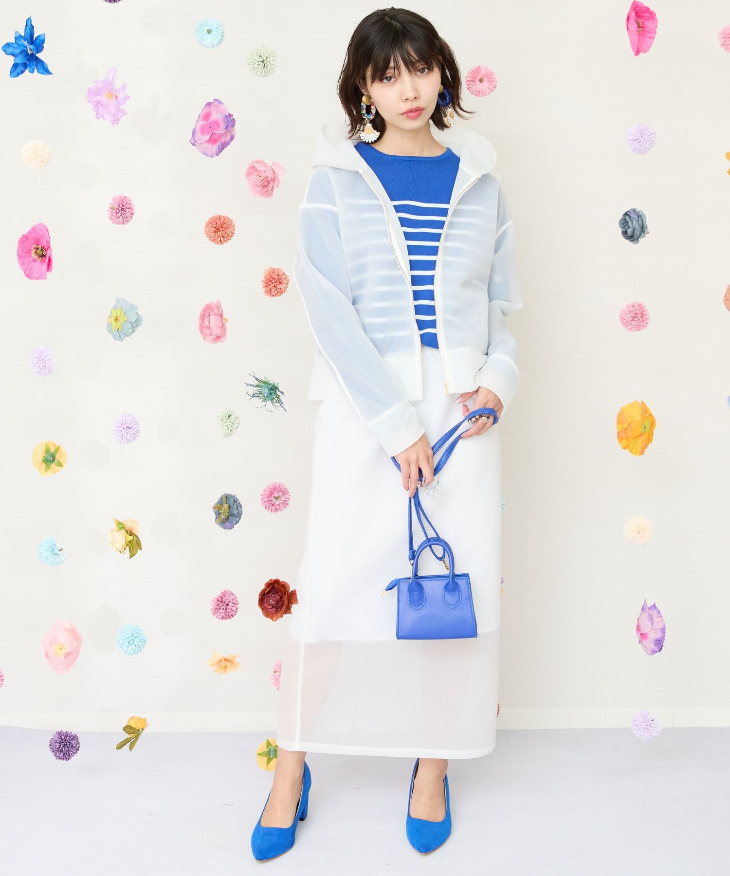 【FONT LAB】シアーダンボールフーデットブルゾン