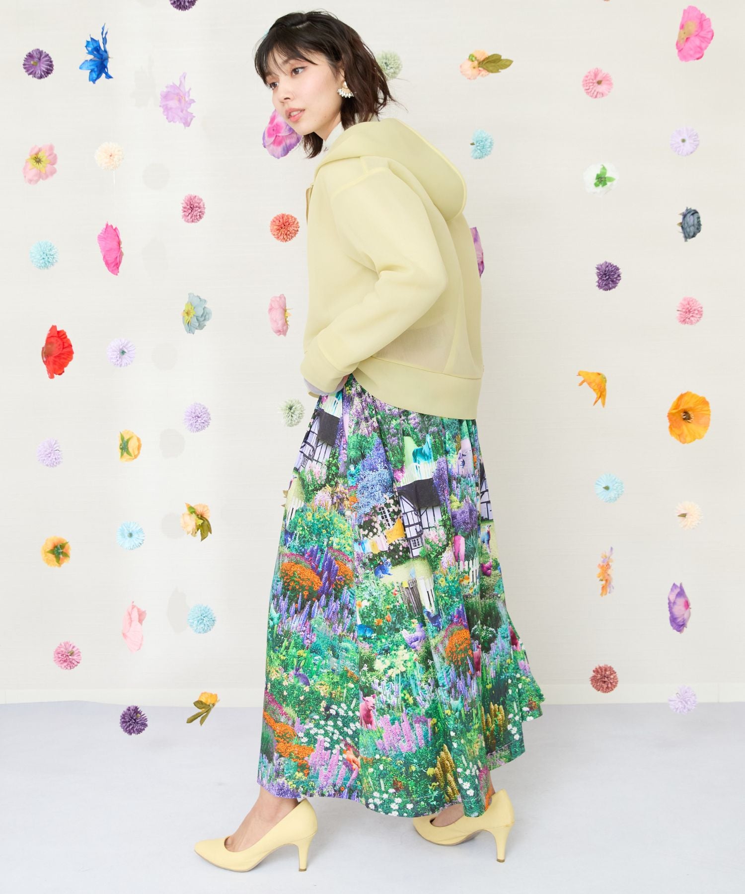 【FONT LAB】シアーダンボールフーデットブルゾン