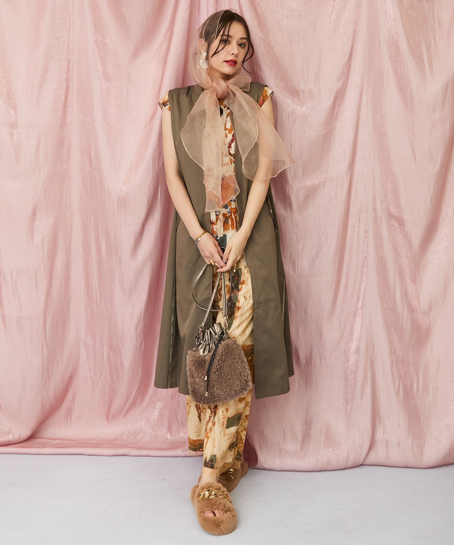 【FONT LAB】ロングMA-1ジレ