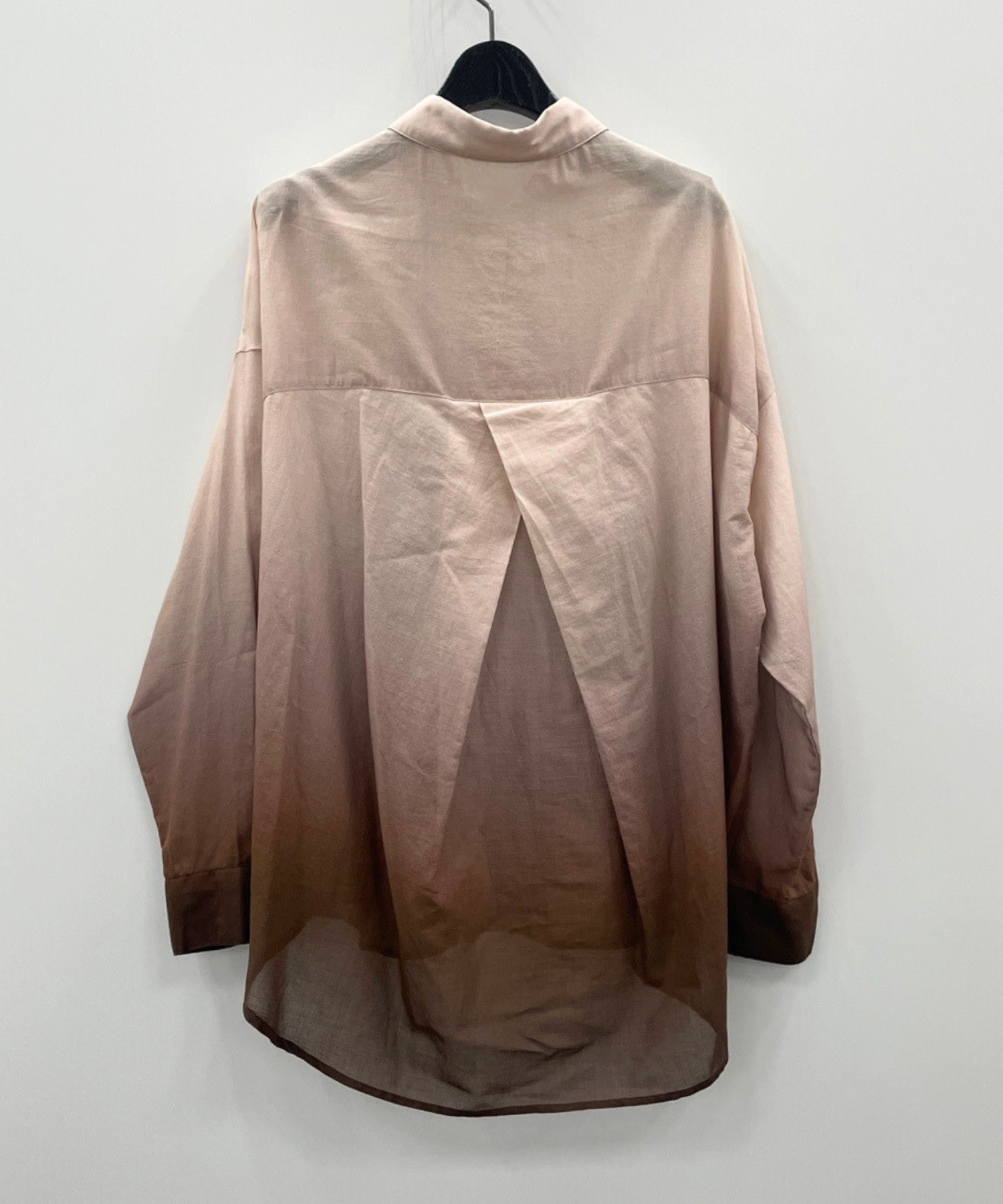 【FONT LAB】シアーコットングラデーションシャツ