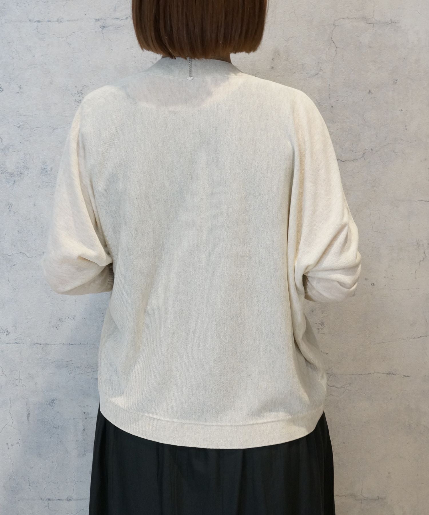 【JETSET SOLO PLUS】スパークリングナイロン清涼ボレロカーディガン