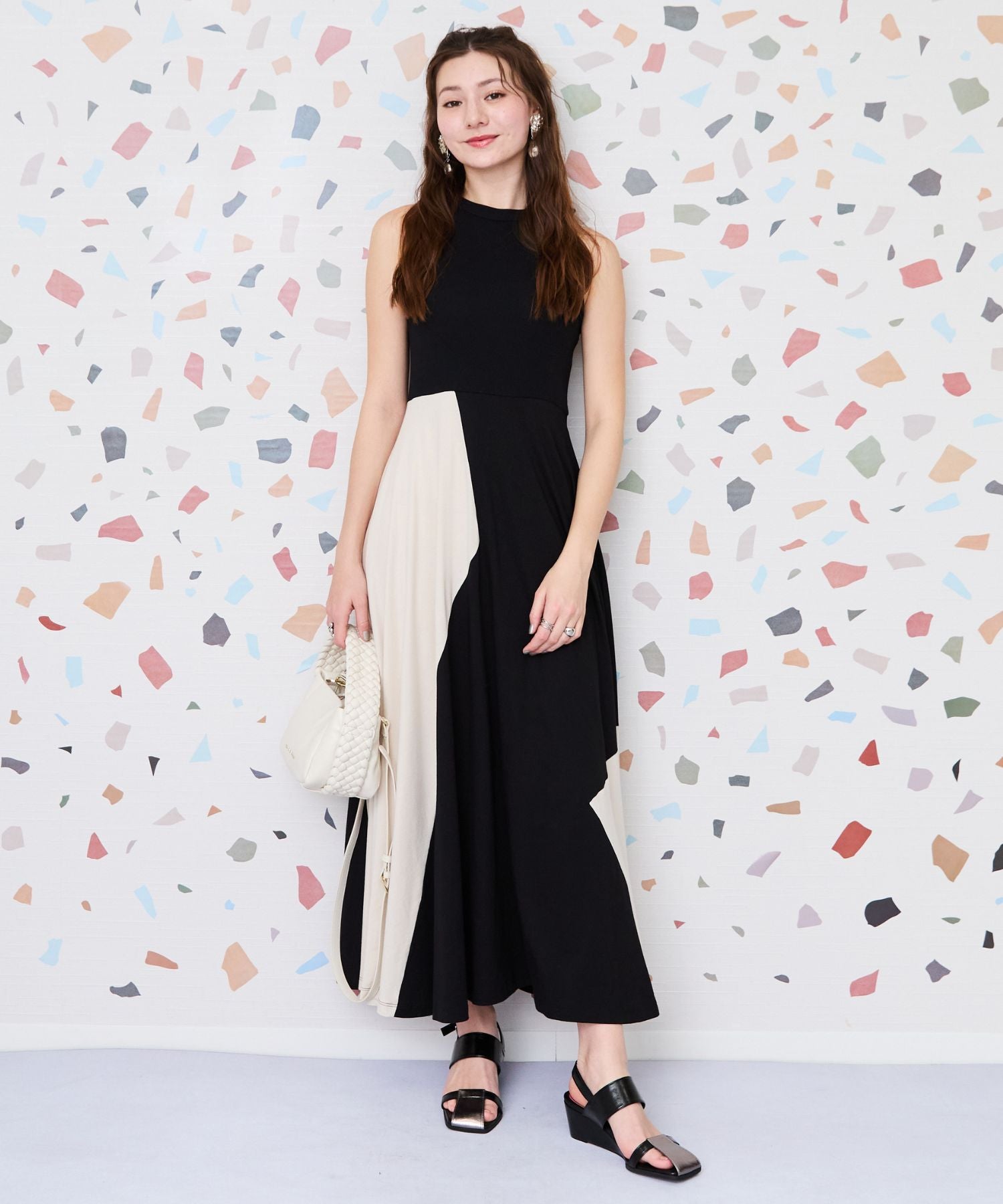 レディース ワンピース モノトーン ノースリーブ|JETSET SOLO PLUS(ジェットセットソロプラス) 公式通販|レディース ファッション きれいめカジュアル