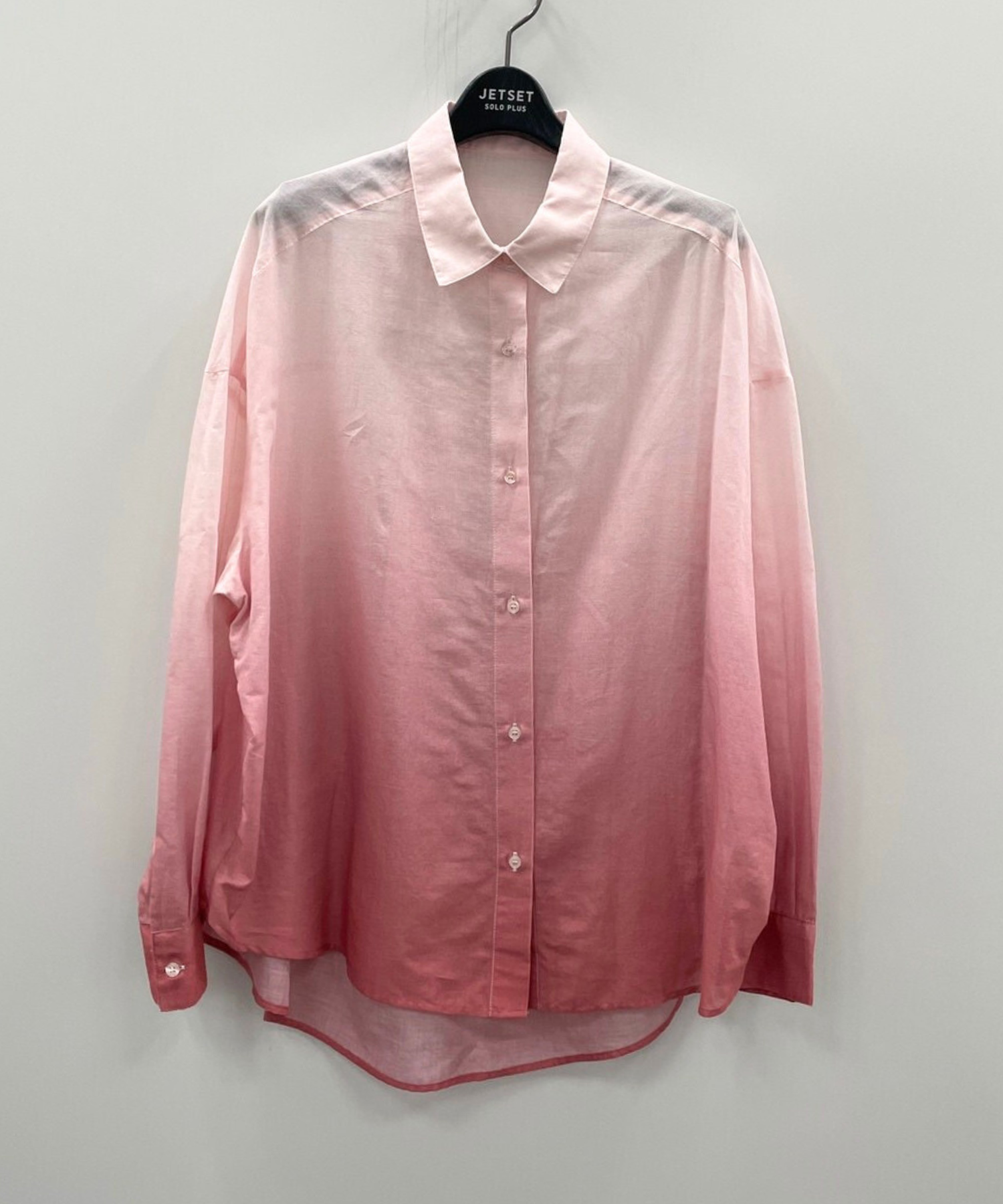 【FONT LAB】シアーコットングラデーションシャツ