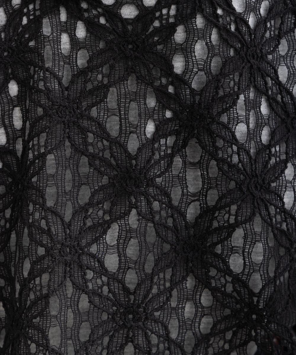 コットンコードレースブラウス