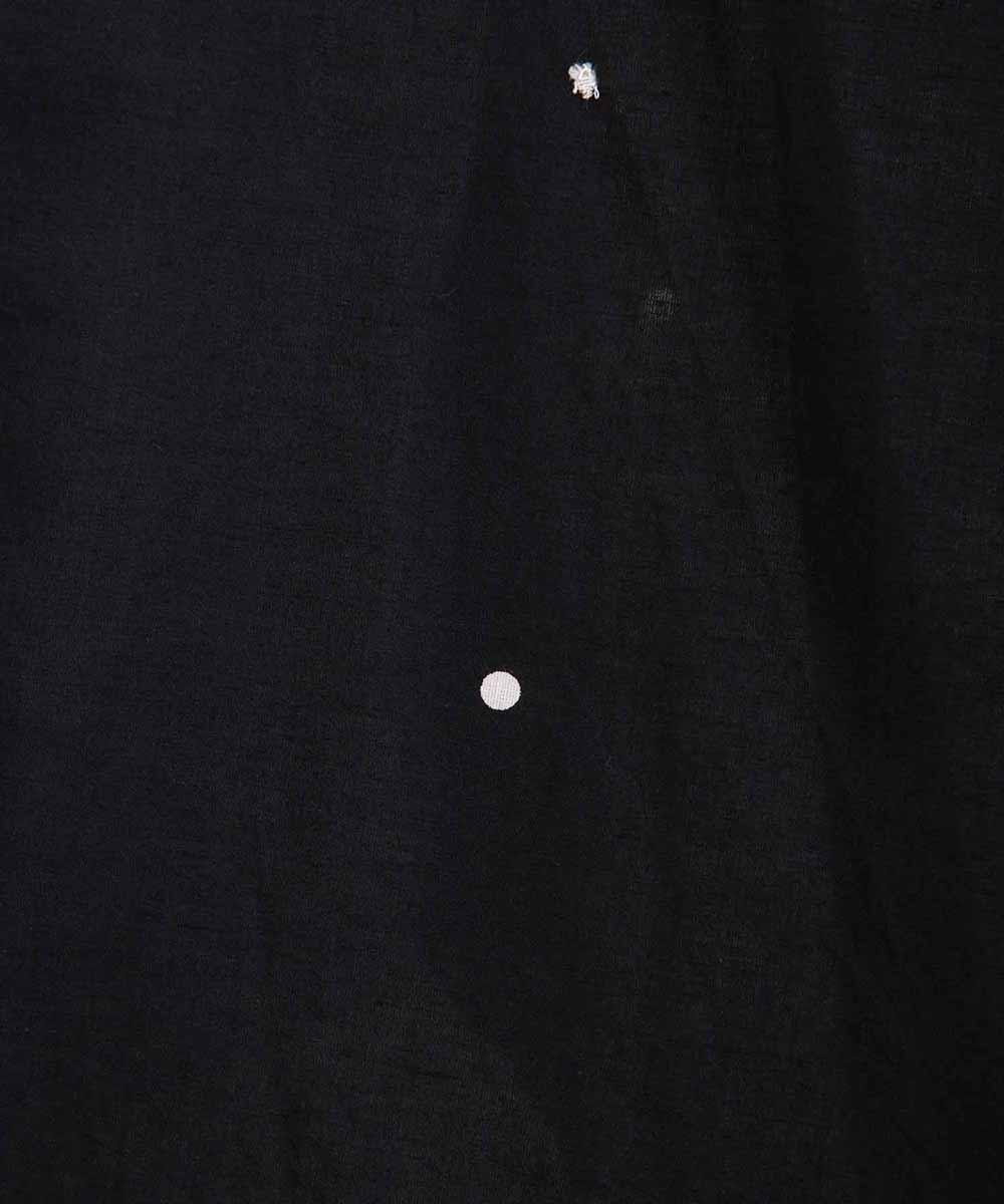 21号(6L~) INDESIGN プリント&シャイニードットドルマンシャツ