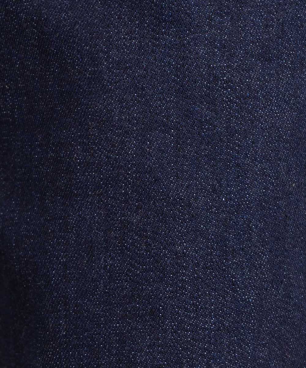 21号・23号(6L・7L) FONTLAB 【LYCRA・REPREVE】スター刺繍裏起毛ストレートデニムパンツ