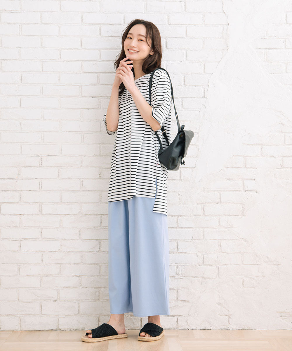 ドライハイテンションタックワイドパンツ