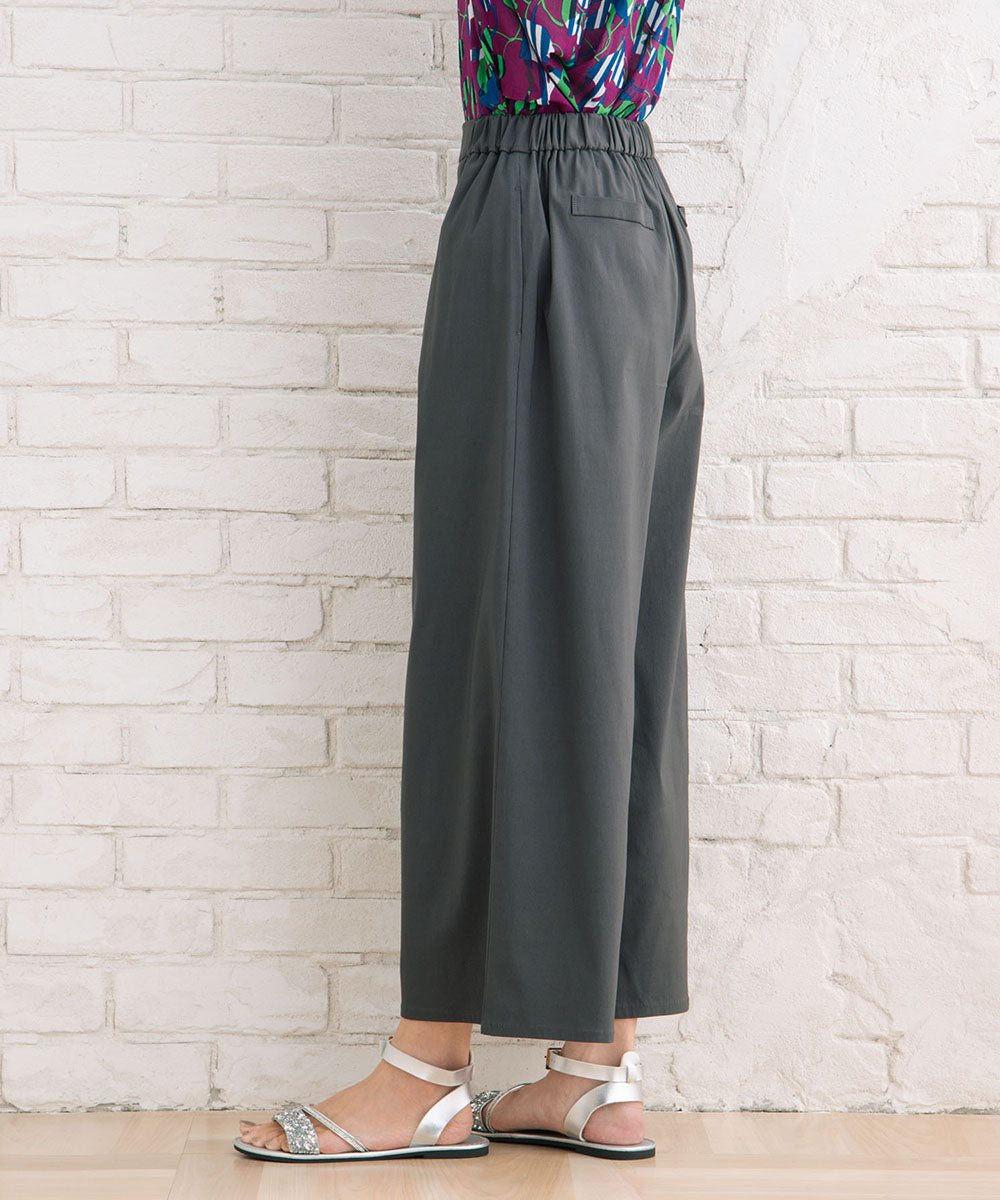 ドライハイテンションタックワイドパンツ