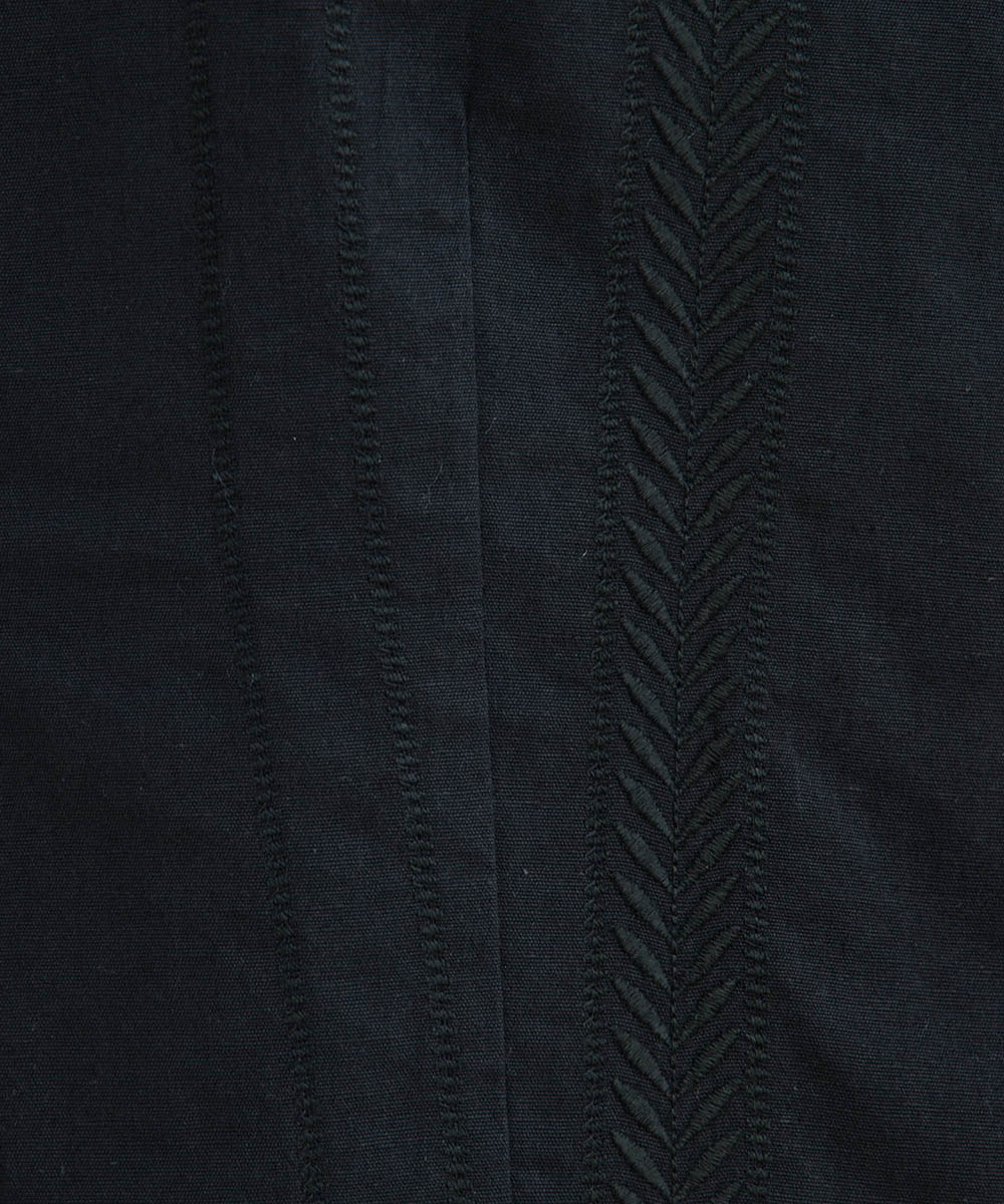 INDESIGN エンブロイダリーコットンリネンワイドパンツ